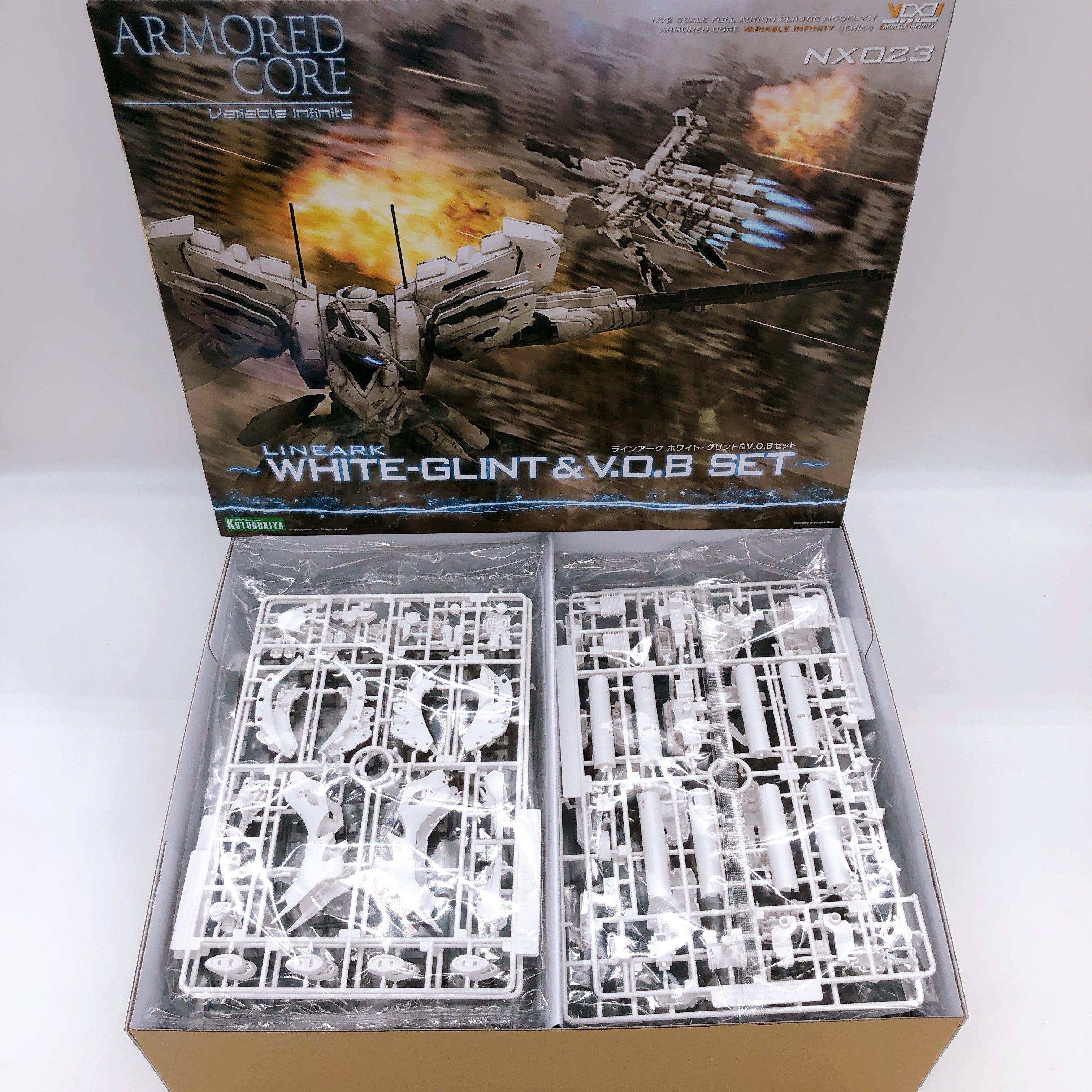 ARMORED CORE LineArk White Glint & V.O.B Set 1/72 Model Kit KOTOBUKIYA FASTSHIP