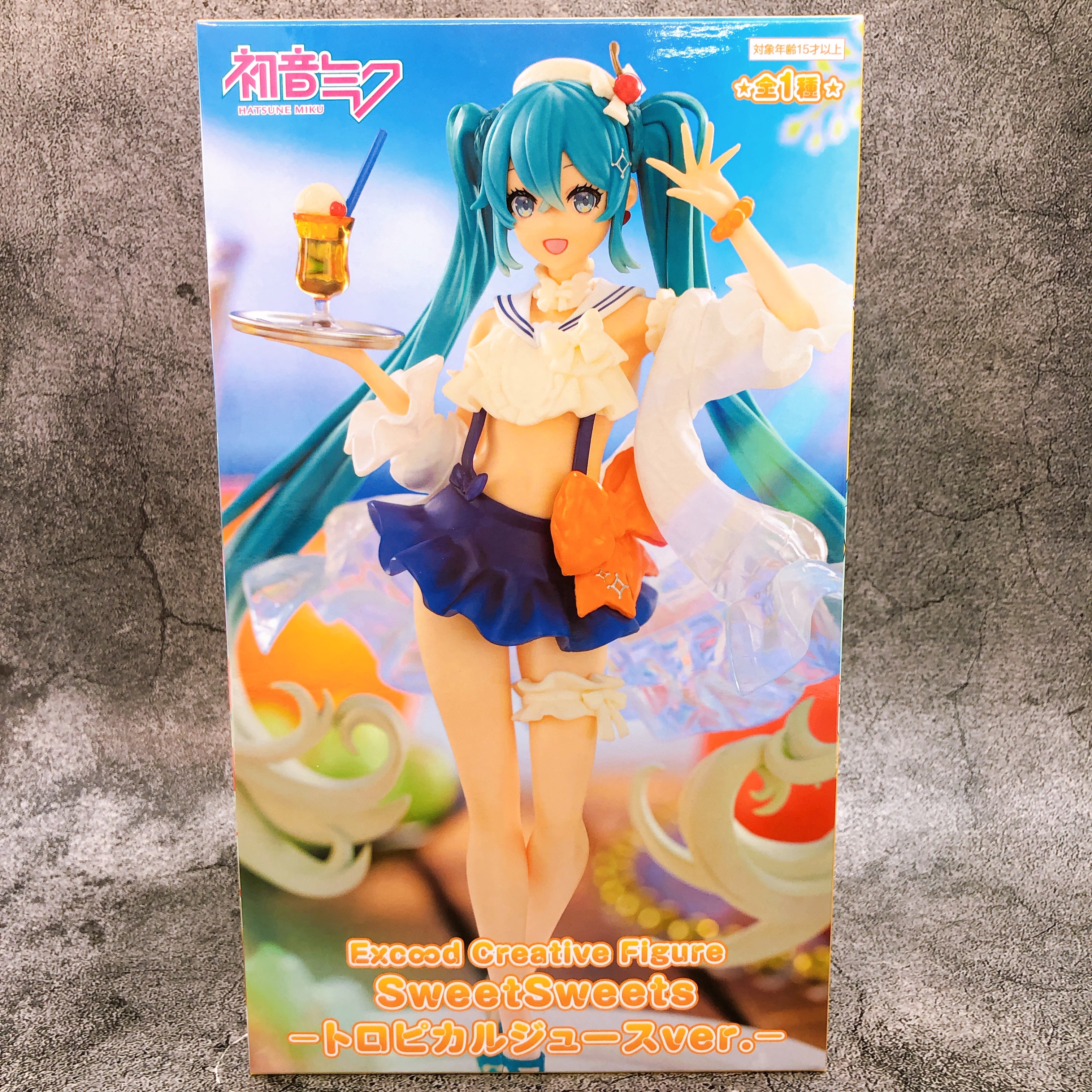 Hatsune Miku Tropical Juice ver. Exc∞d Creative Figure SweetSweets FuRyu NEW