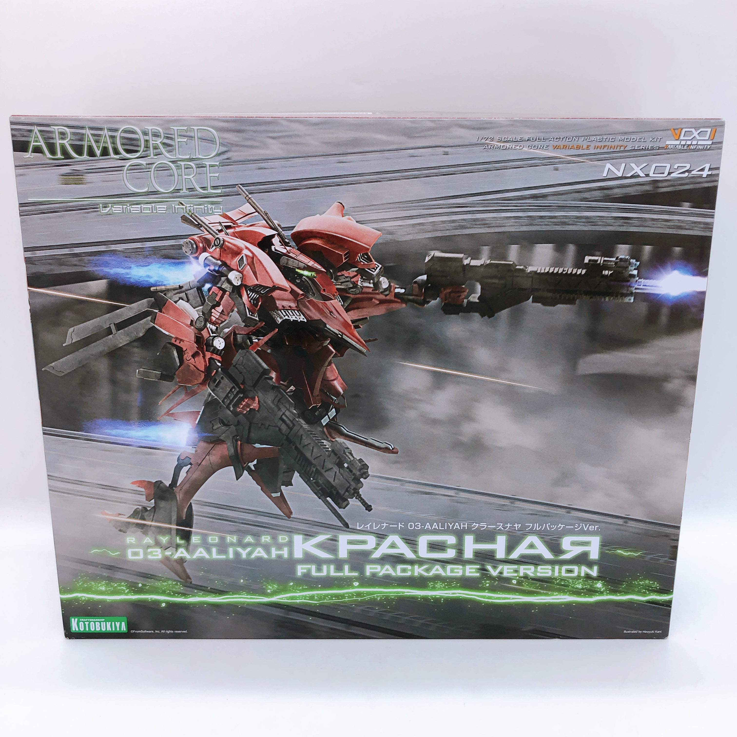 Armored Core Rayleonard 03 Aaliyah Kpachar Full Package 1/72 Kit KOTOBUKIYA NEW