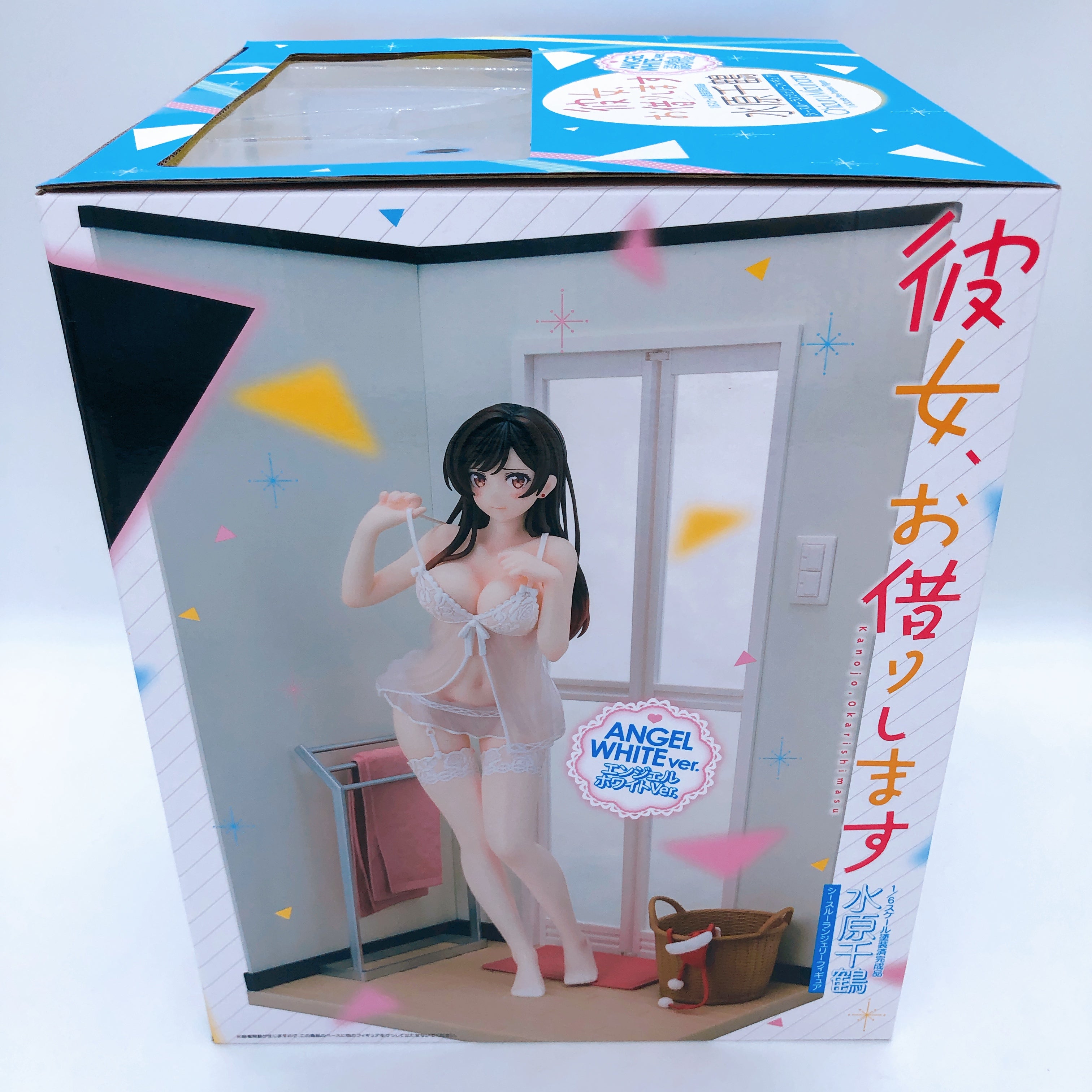 (w/Bonus) Chizuru Mizuhara See through Lingerie Angel White 1/6 Scale Figure NEW
