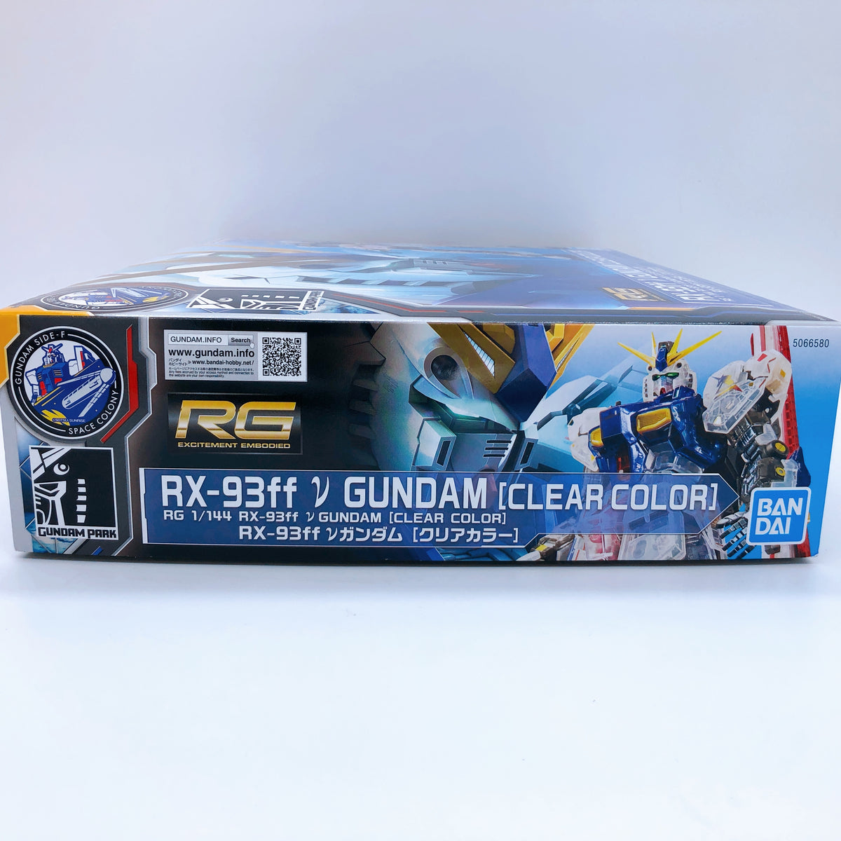 RG 1/144 RX-93ff Nu Gundam Clear Color GUNDAM SIDE-F Limited Model Kit Bandai
