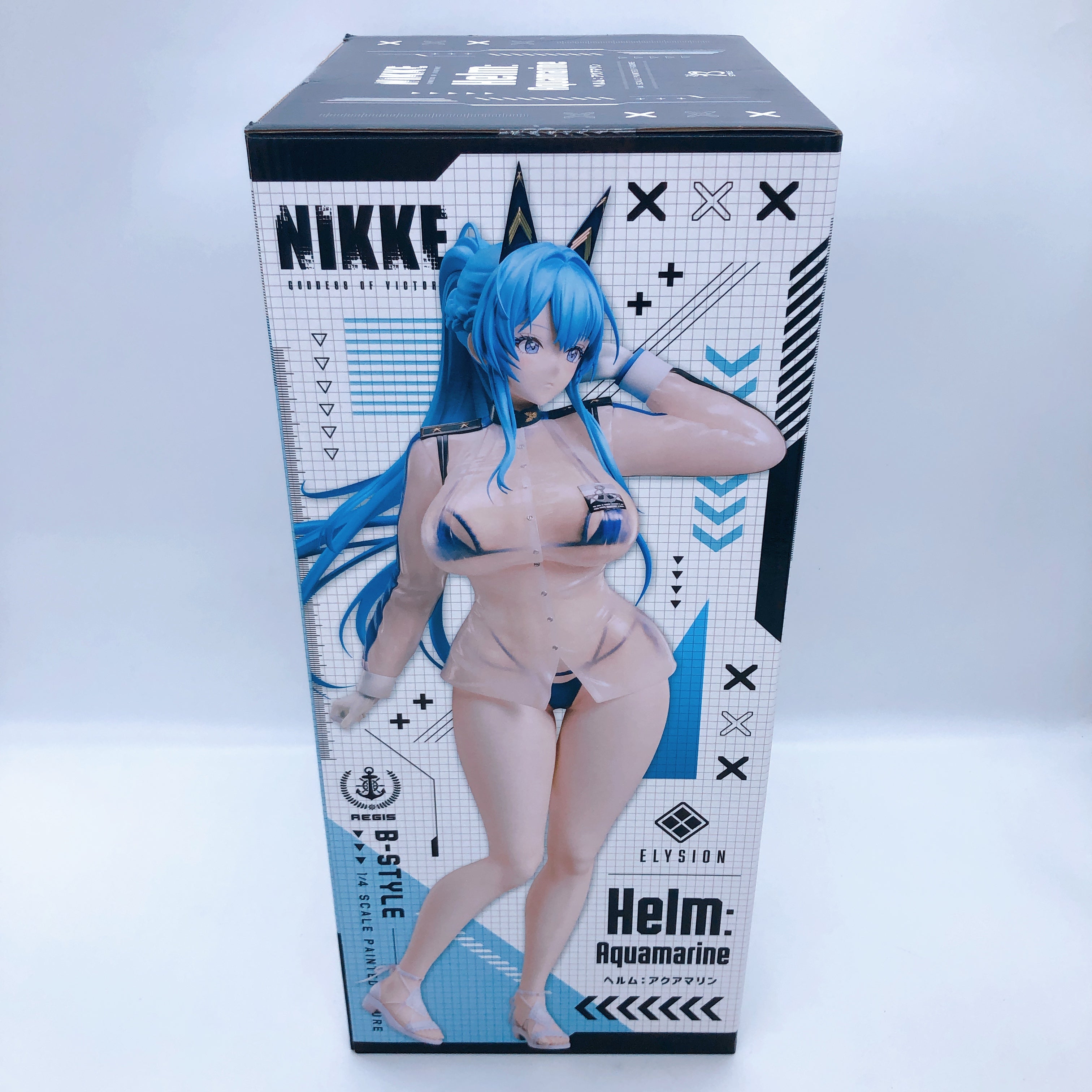 Goddess of Victory NIKKE Helm Aquamarine 1/4 Figure FREEing Japan Sealed NEW