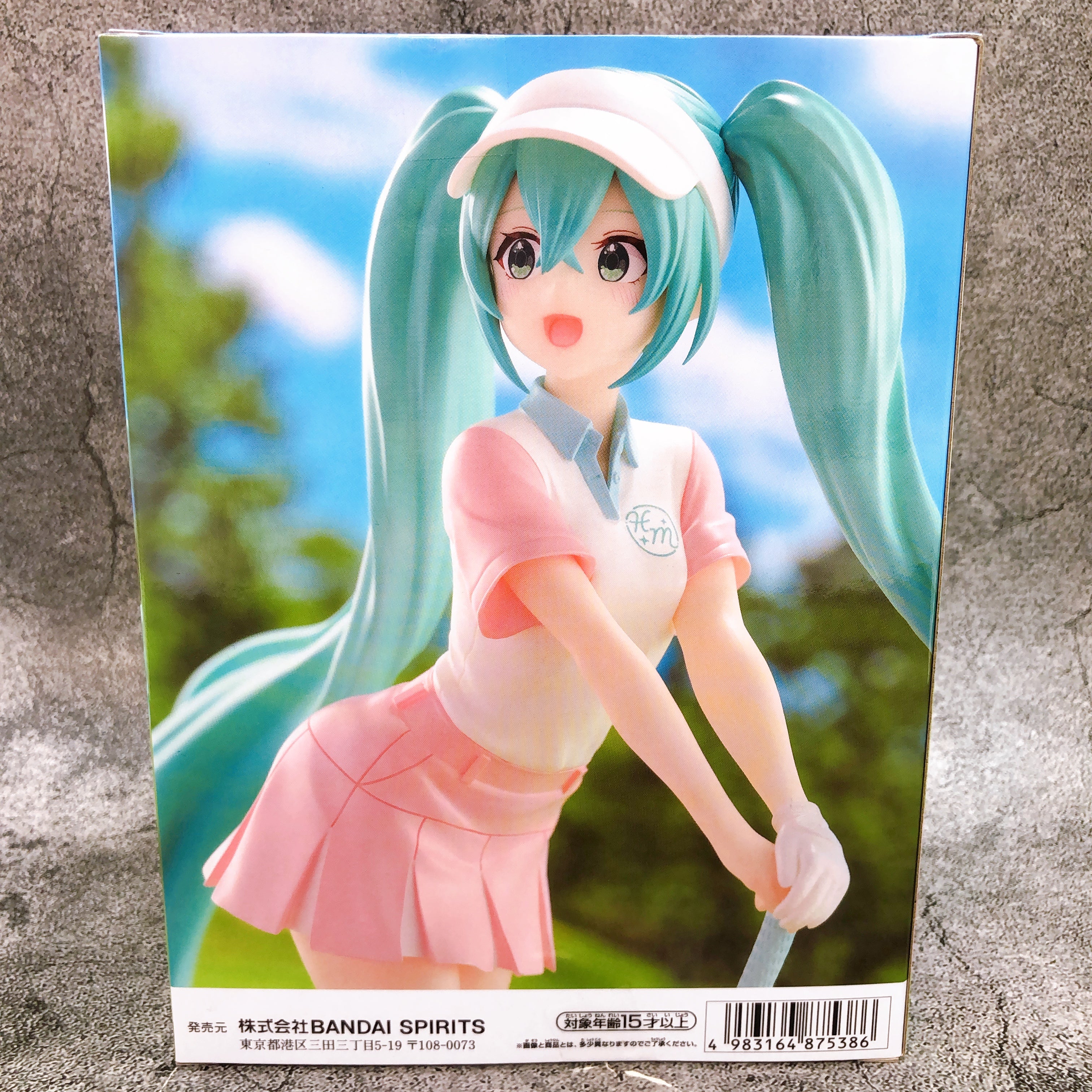 Hatsune Miku Holiday Memories Golf Figure BANPRESTO Japan Sealed NEW