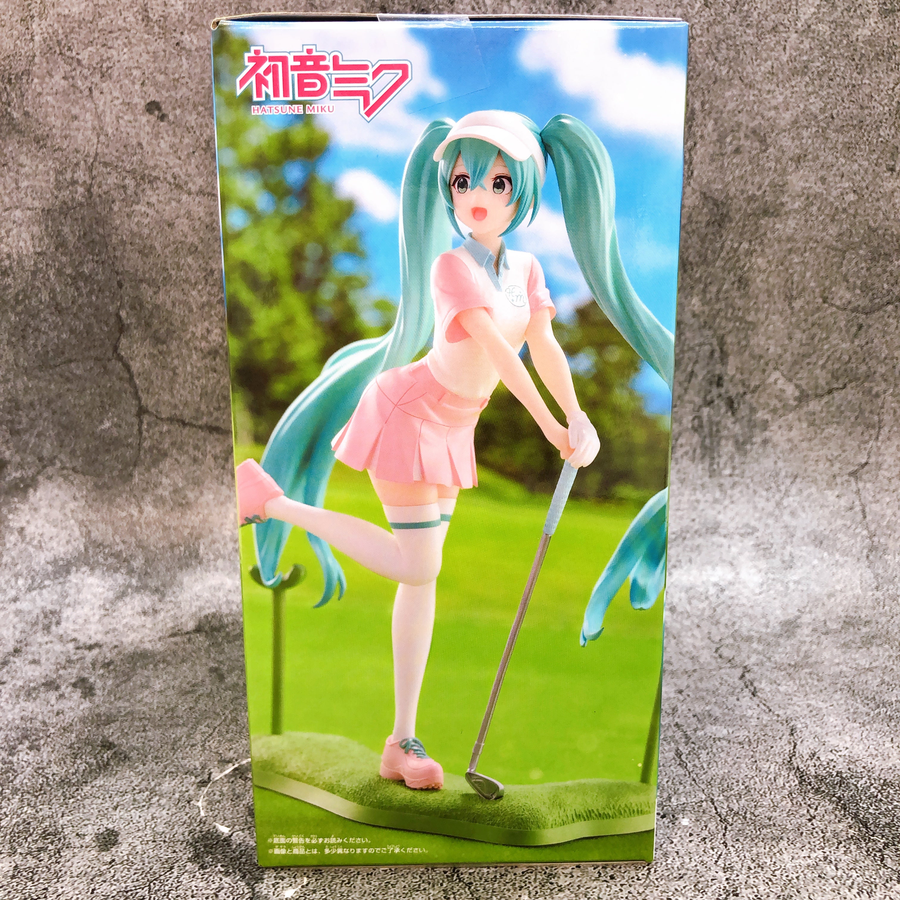 Hatsune Miku Holiday Memories Golf Figure BANPRESTO Japan Sealed NEW
