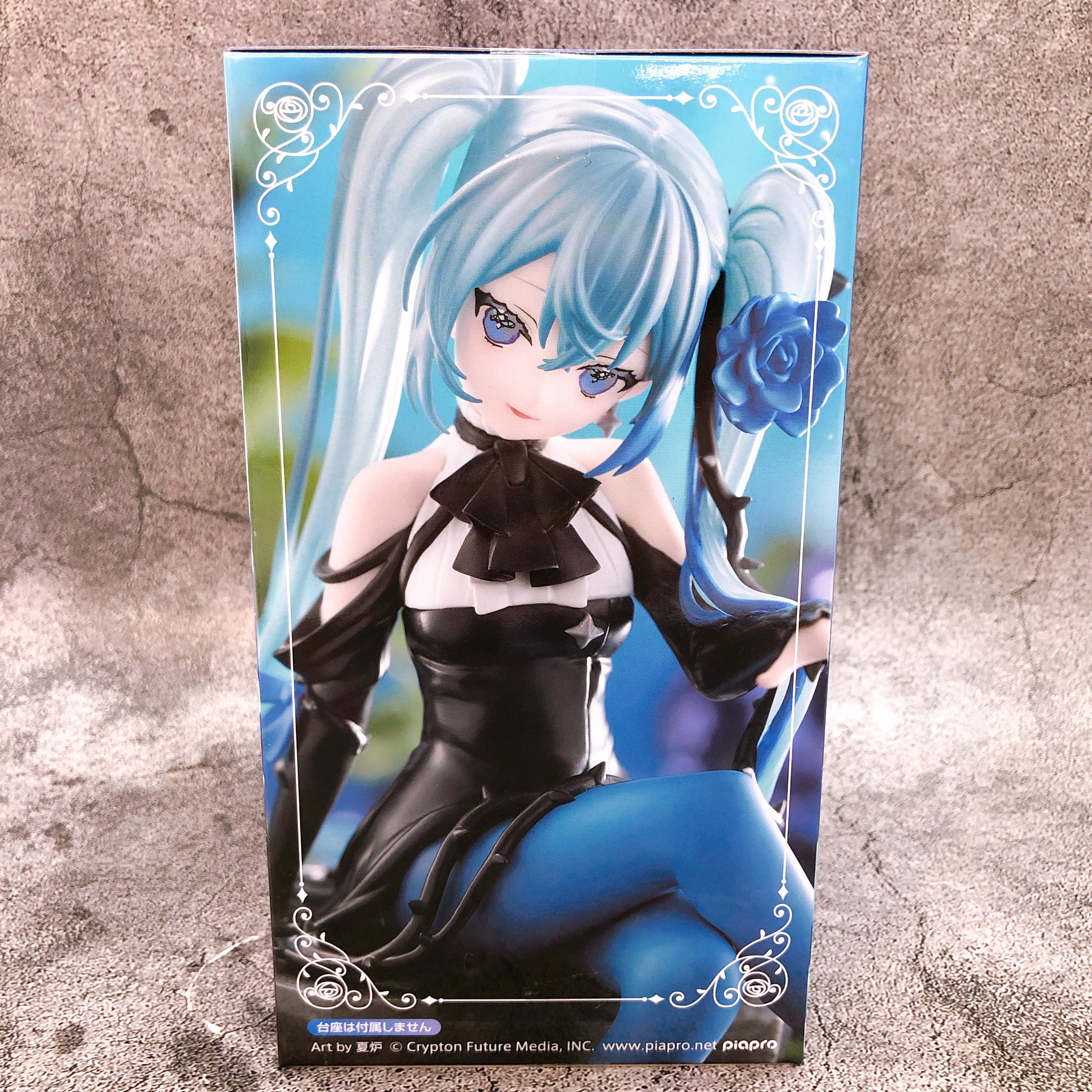 Hatsune Miku Flower Fairy Blue Rose Noodle Stopper Figure FuRyu Japan Sealed
