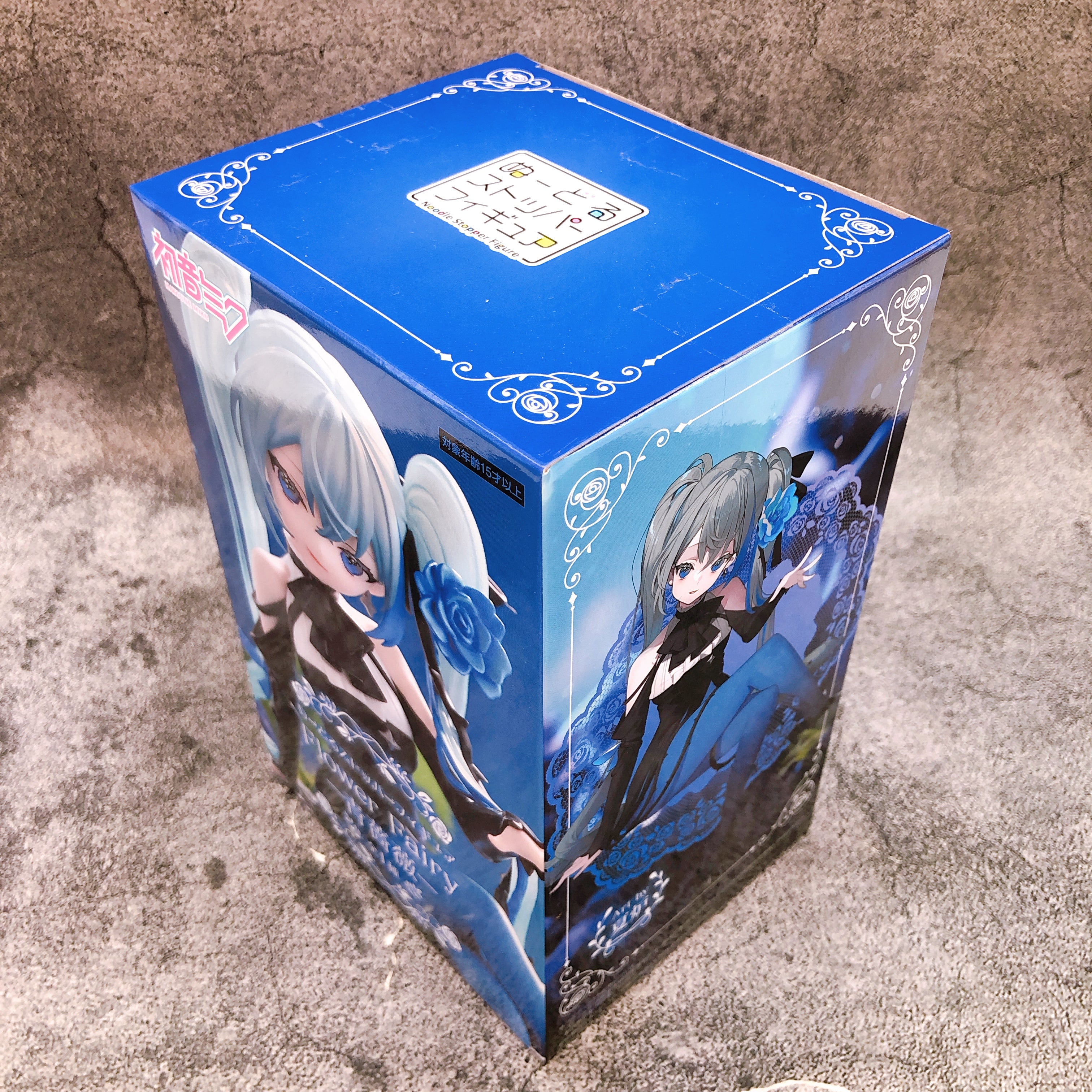 Hatsune Miku Flower Fairy Blue Rose Noodle Stopper Figure FuRyu Japan Sealed