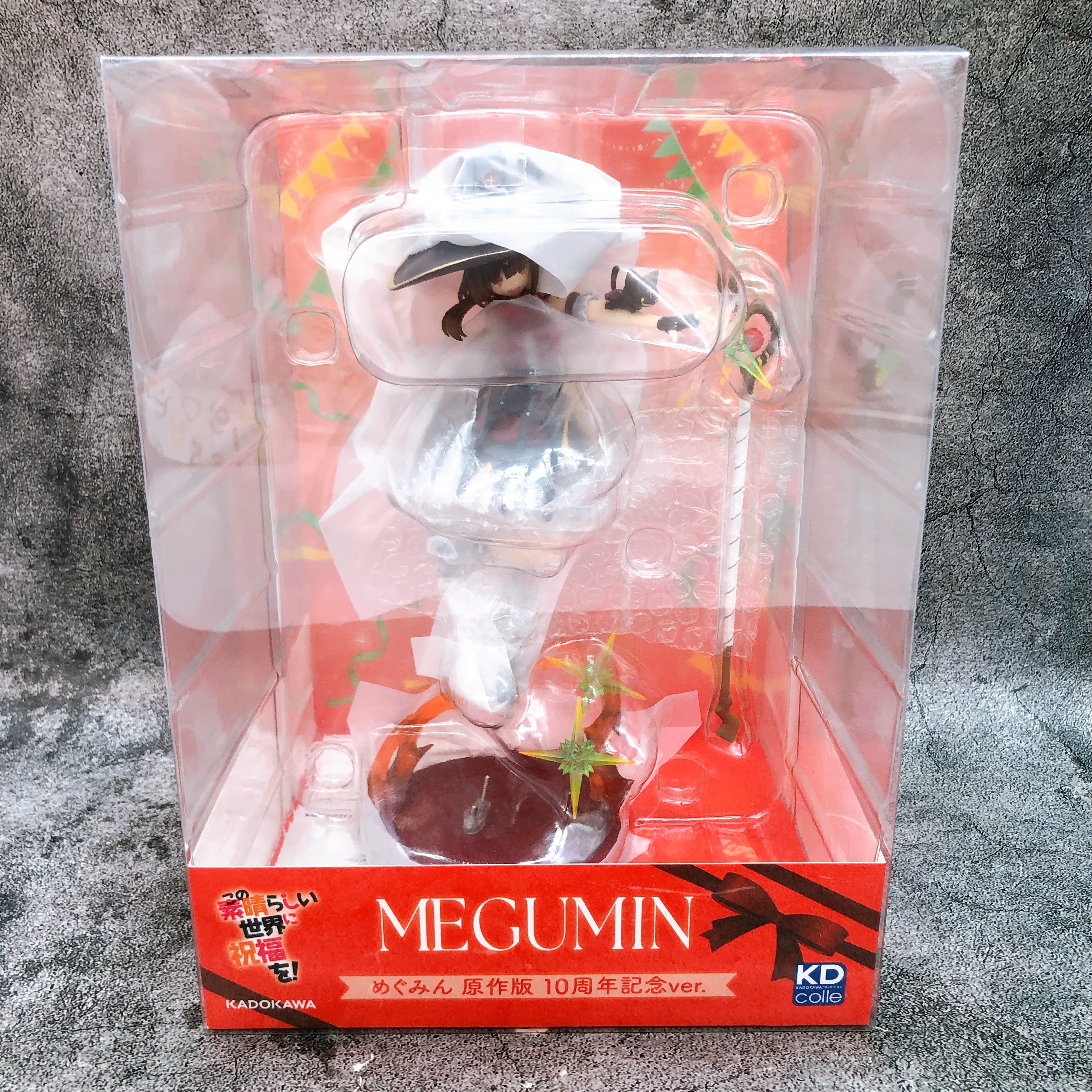 Konosuba Megumin Light Novel 10th Anniversary ver. Kdcolle Figure FASTSHIP Japan
