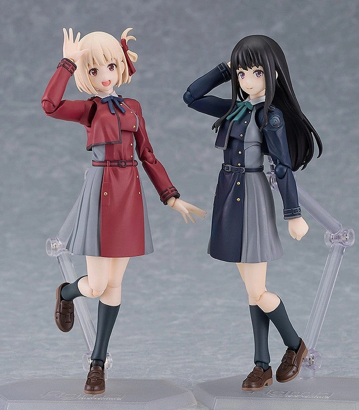(w/Bonus) Lycoris Recoil Chisato & Takina Figma Set 615 & 616 Action Figure NEW