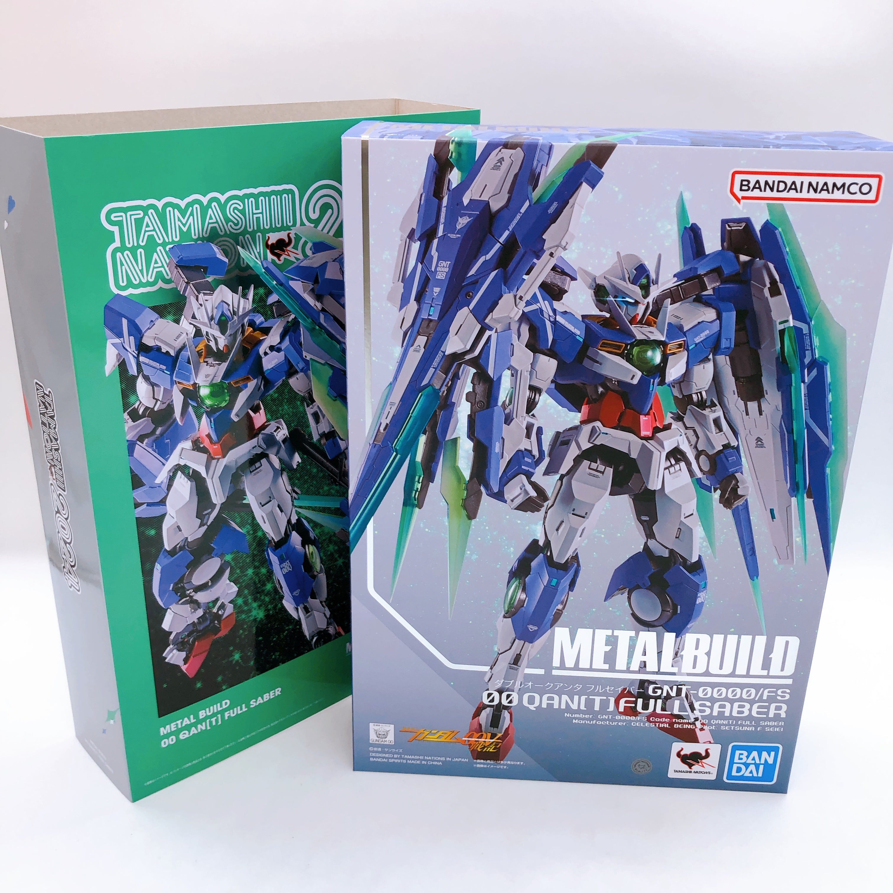 METAL BUILD Gundam 00 Qan T Full Saber Action Figure Bandai Japan Anime Double O