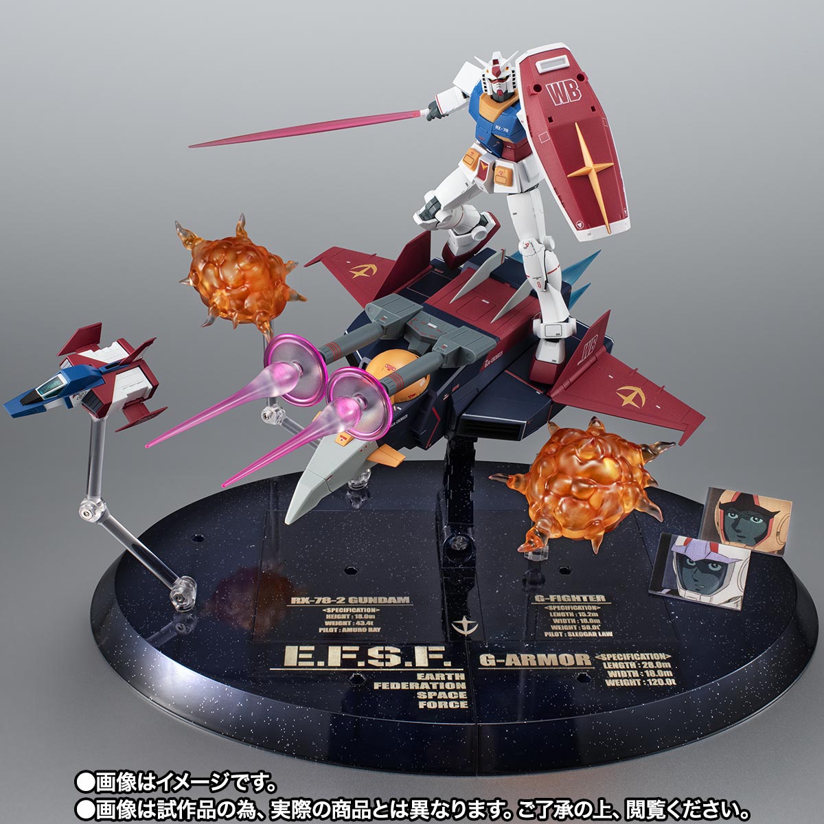 Robot Spirits G Armor ver. A.N.I.M.E. Gundam 45th Anniversary Figure Bandai NEW