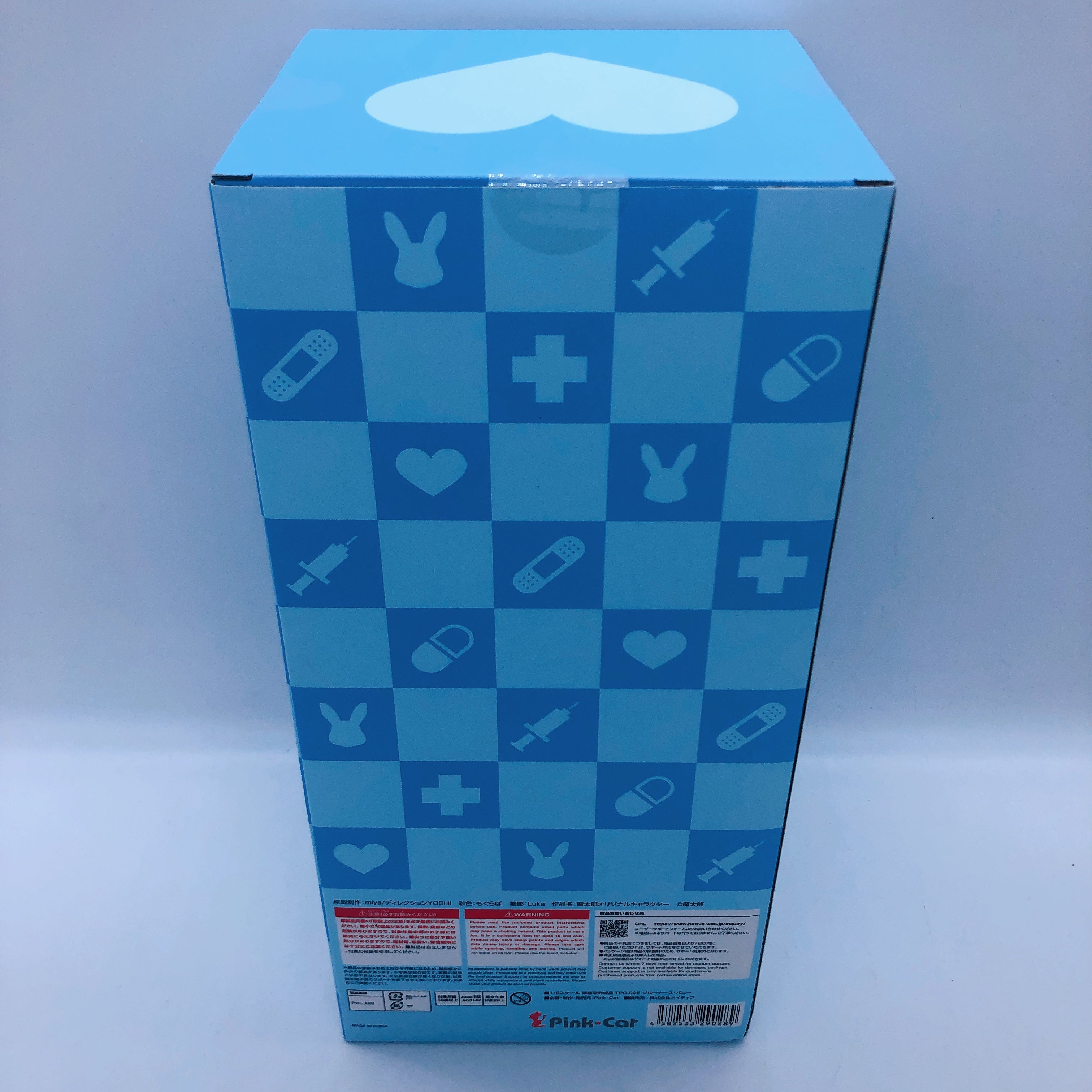 Blue Nurse Bunny 1/6 Scale Figure Illustrated by Mataro Native AUTHENTIC Japan