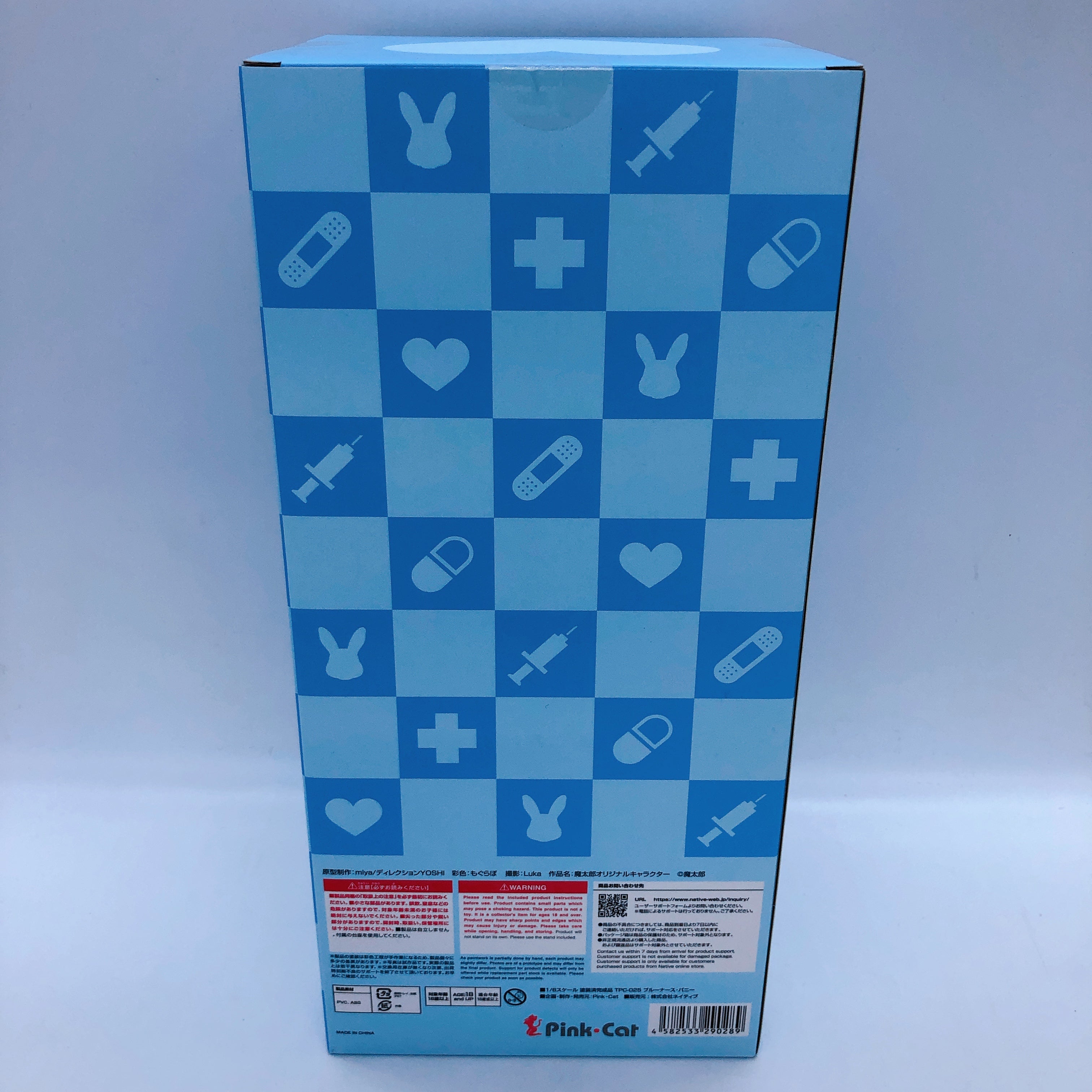 (w/Bonus) Blue Nurse Bunny 1/6 Scale Figure Illustrated by Mataro Native Japan