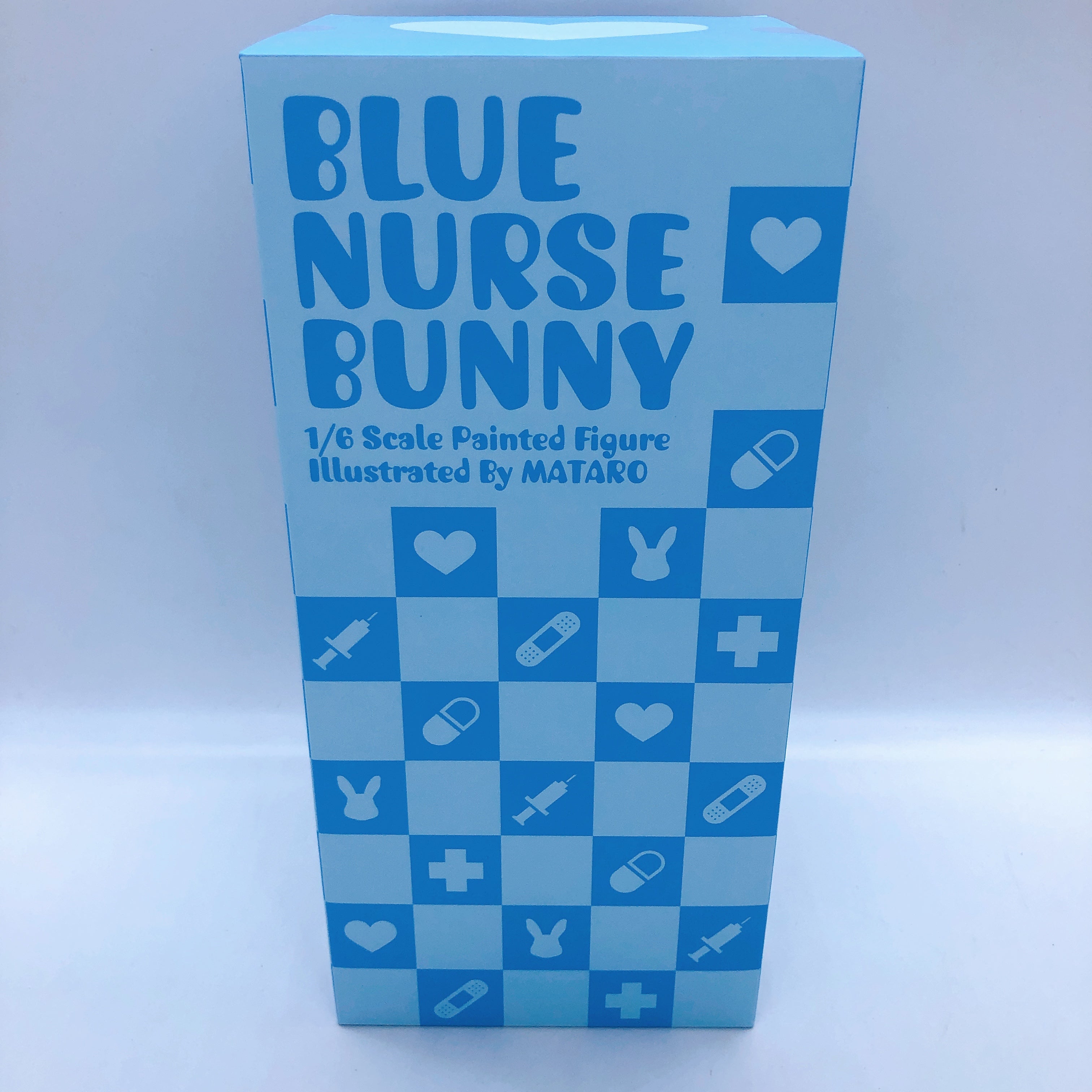 (w/Bonus) Blue Nurse Bunny 1/6 Scale Figure Illustrated by Mataro Native Japan