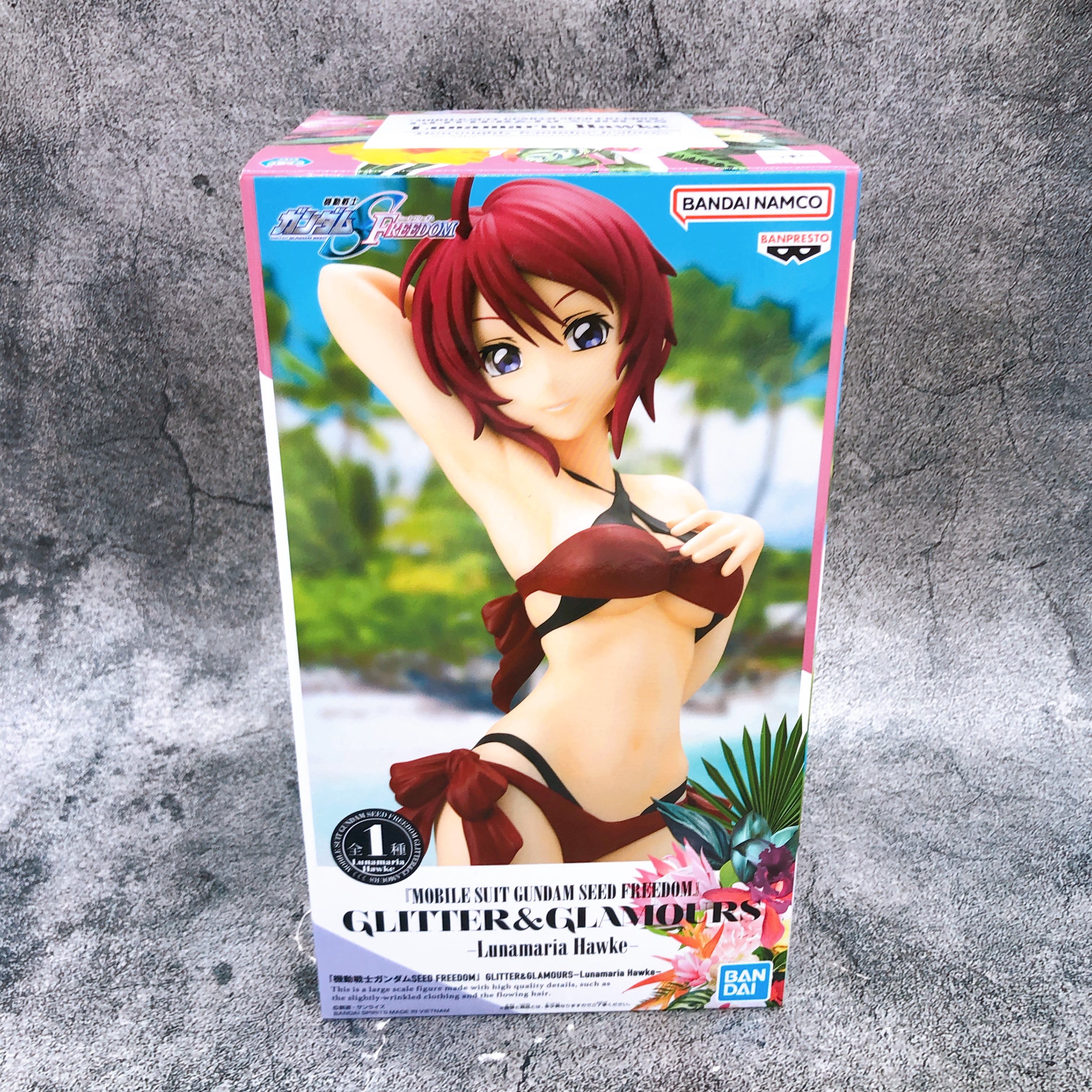 Gundam SEED FREEDOM LunamARIA Hawke Figure GLITTER GLAMOURS BANPRESTO Japan NEW