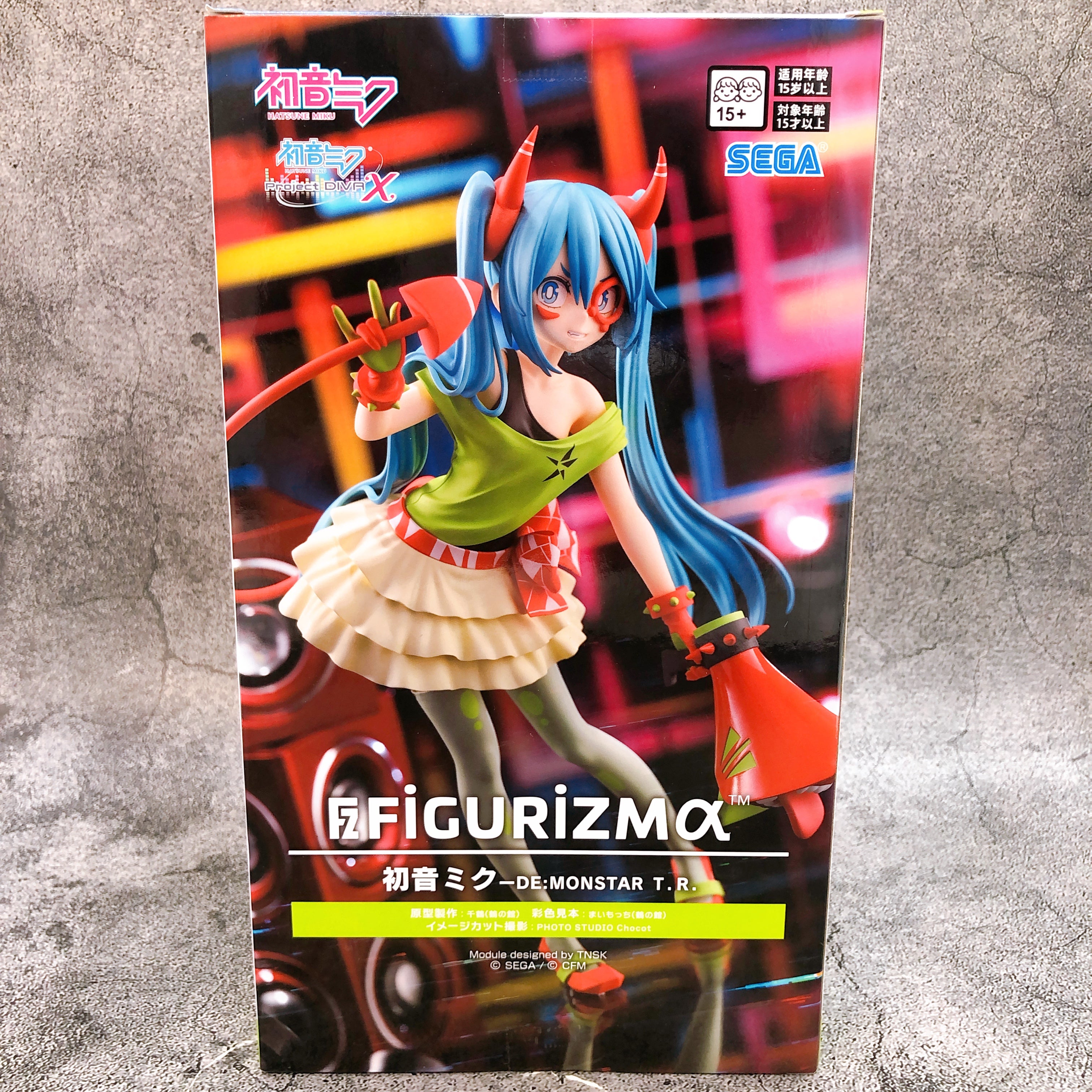 Hatsune Miku Project DIVA Figure DE:MONSTAR T. R. FIGURIZMα SEGA Japan Sealed