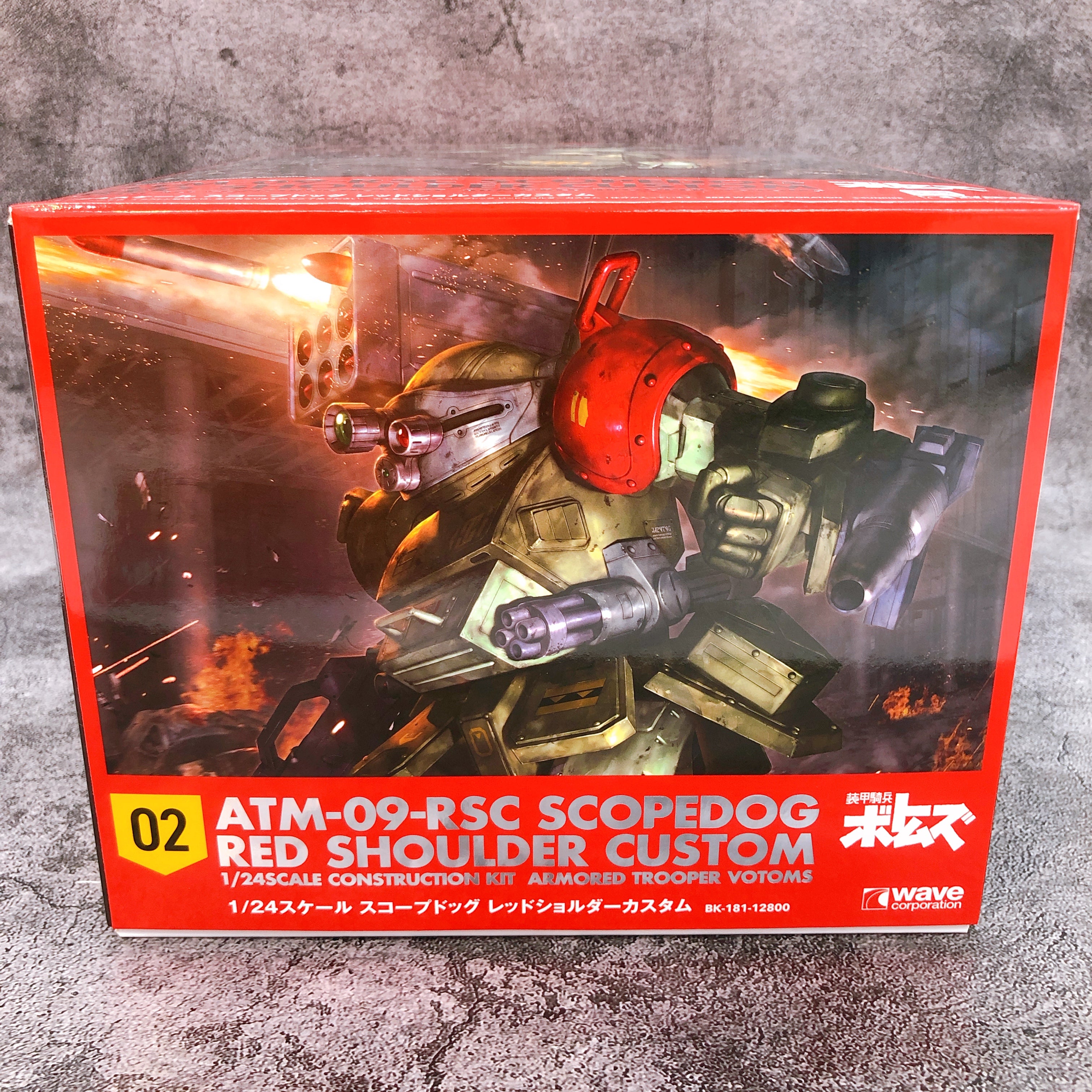WAVE Armored Trooper Votoms Scopedog Red Shoulder Custom 1/24 Model Kit FASTSHIP