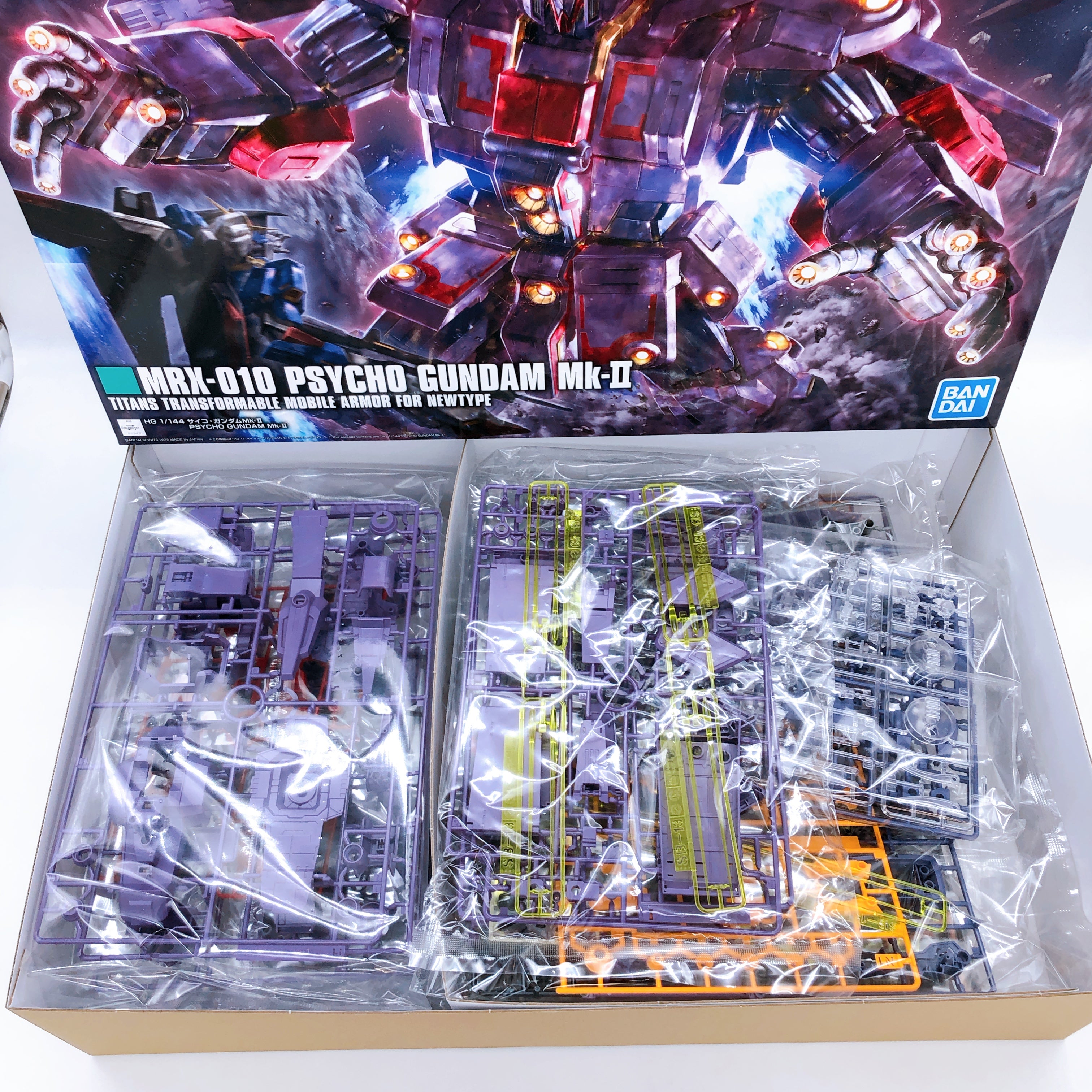 HG 1/144 Psycho Gundam Mk-II Z Gundam Gunpla Model Kit Bandai Japan NEW FASTSHIP