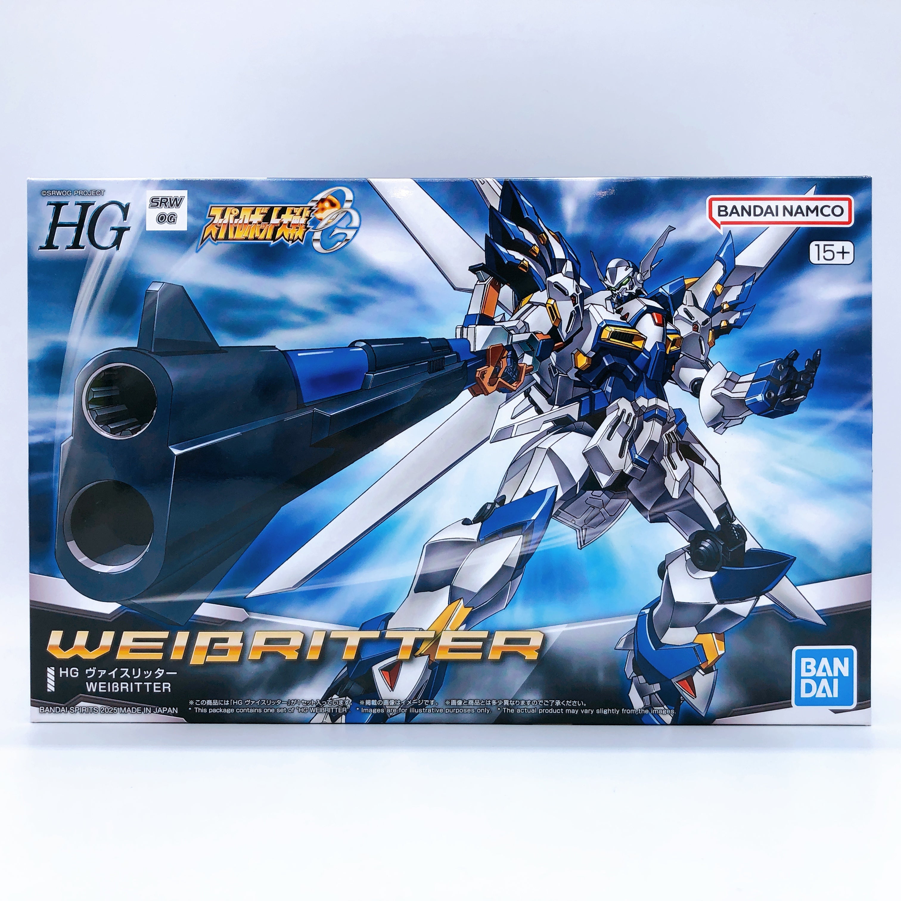 HG Weissritter Super Robot Wars OG Plastic Model Kit Bandai Japan NEW FASTSHIP