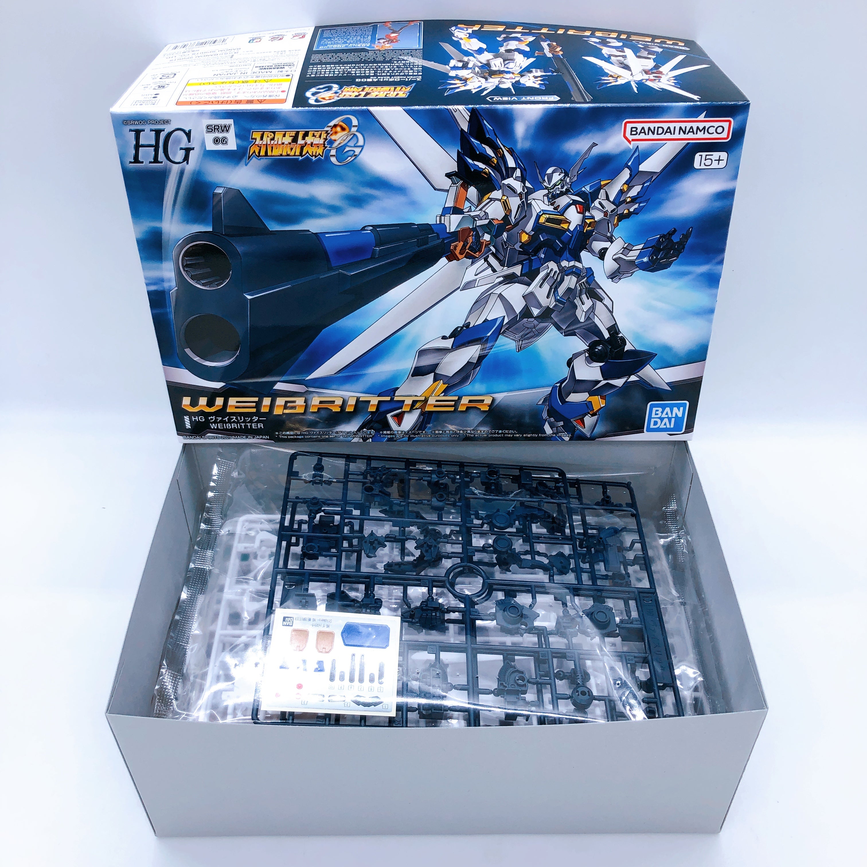 HG Weissritter Super Robot Wars OG Plastic Model Kit Bandai Japan NEW FASTSHIP