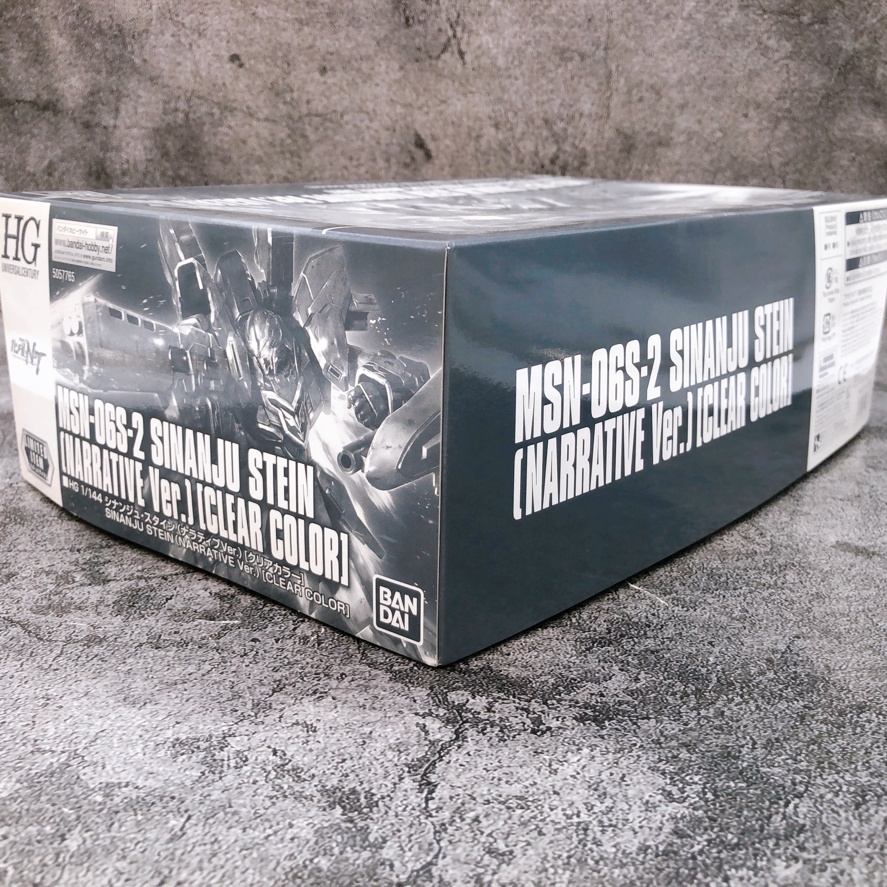HG 1/144 MSN-06S-2 Sinanju Stein Narrative Ver Clear Color Model Kit Bandai NEW