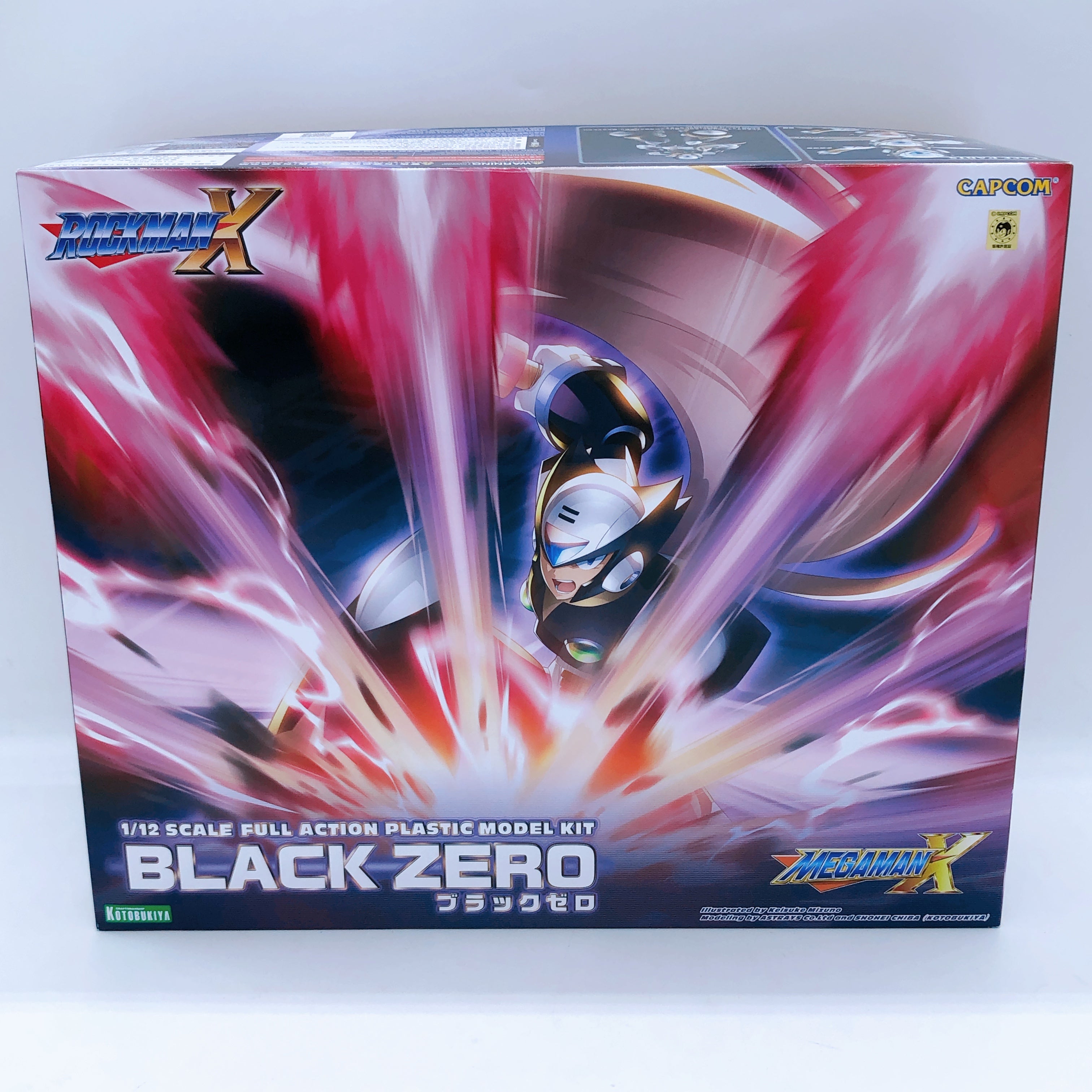 Rockman X Mega Man X BLACK ZERO 1/12 Scale Action Model Kit KOTOBUKIYA Japan NEW