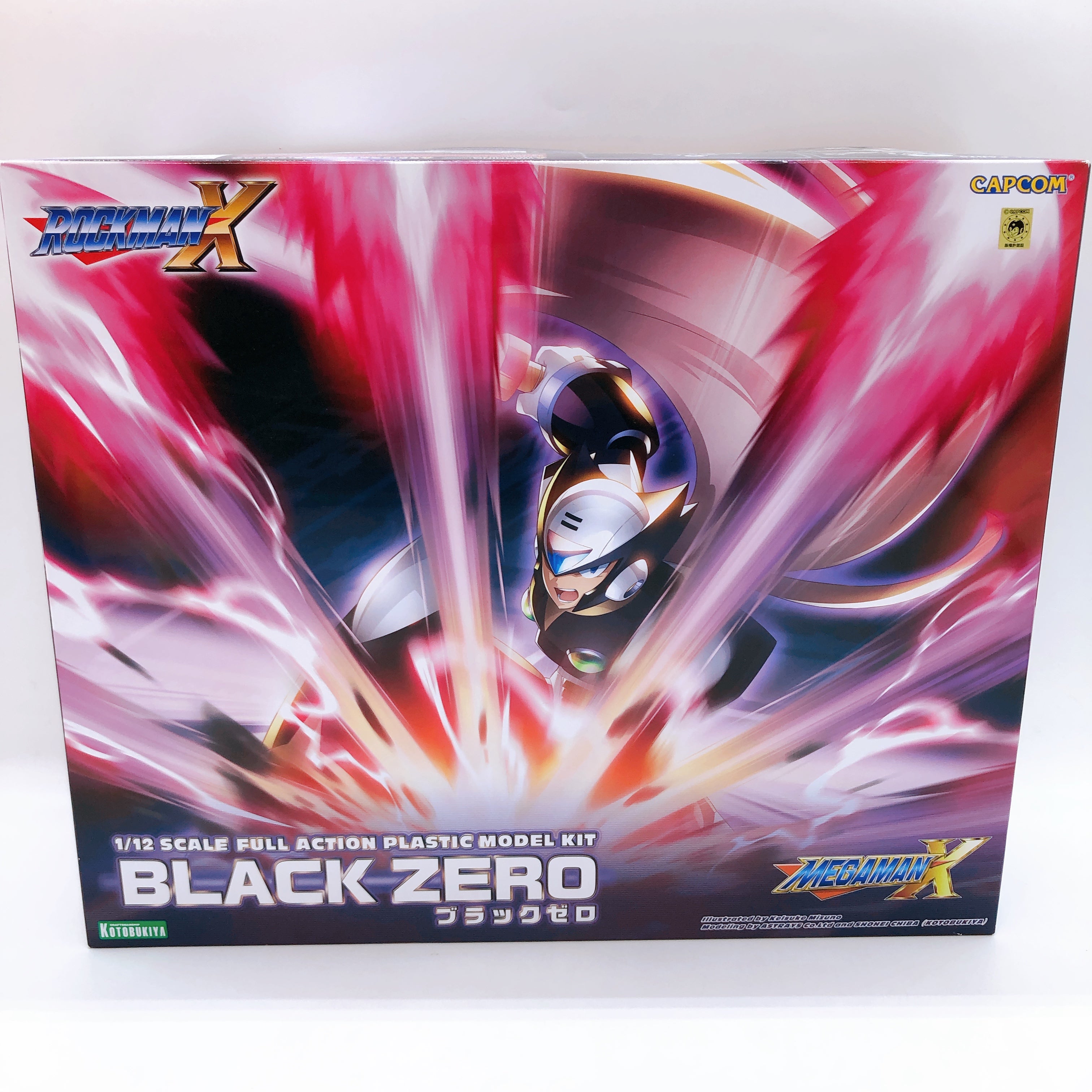 Rockman X Mega Man X BLACK ZERO 1/12 Scale Action Model Kit KOTOBUKIYA Japan NEW