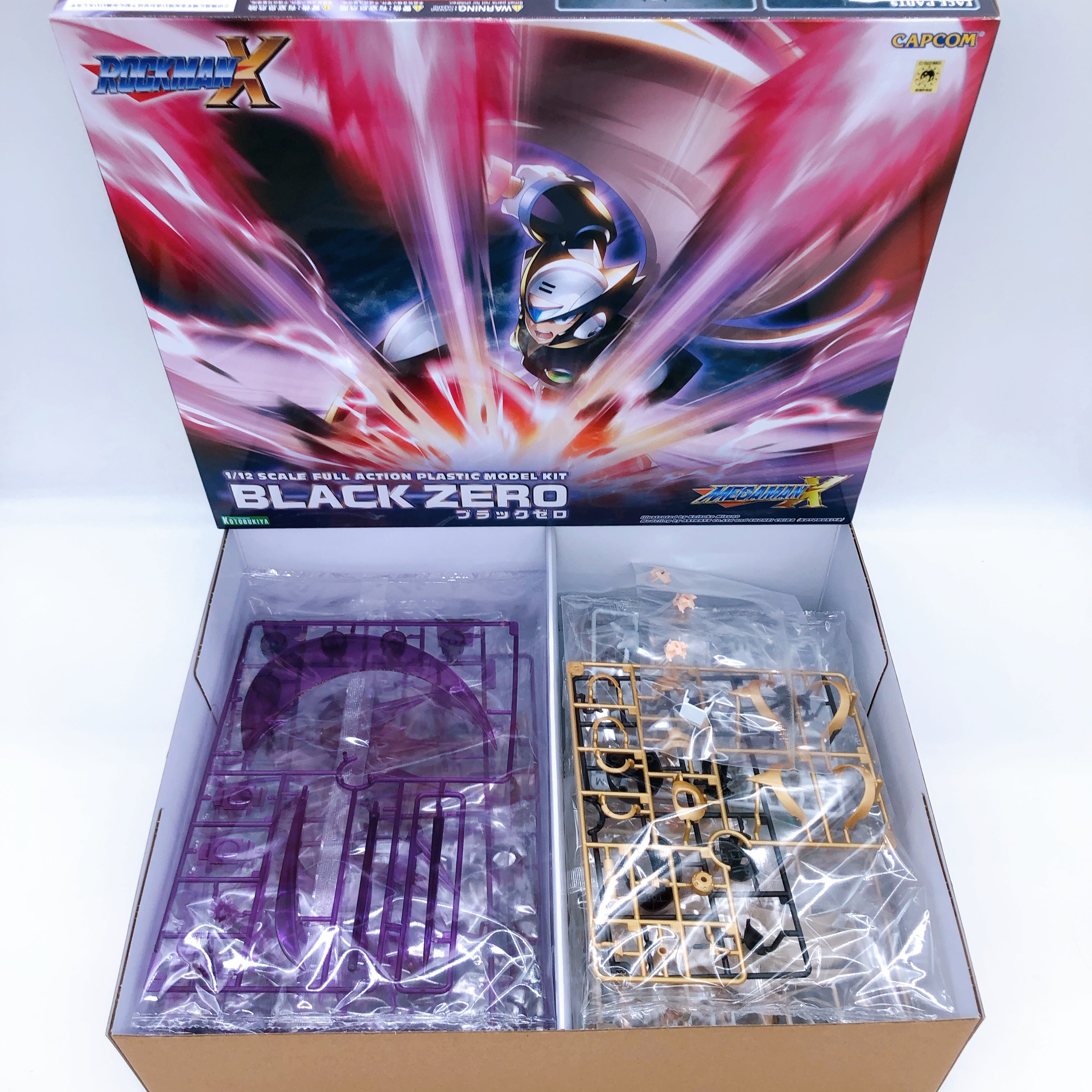 Rockman X Mega Man X BLACK ZERO 1/12 Scale Action Model Kit KOTOBUKIYA Japan NEW