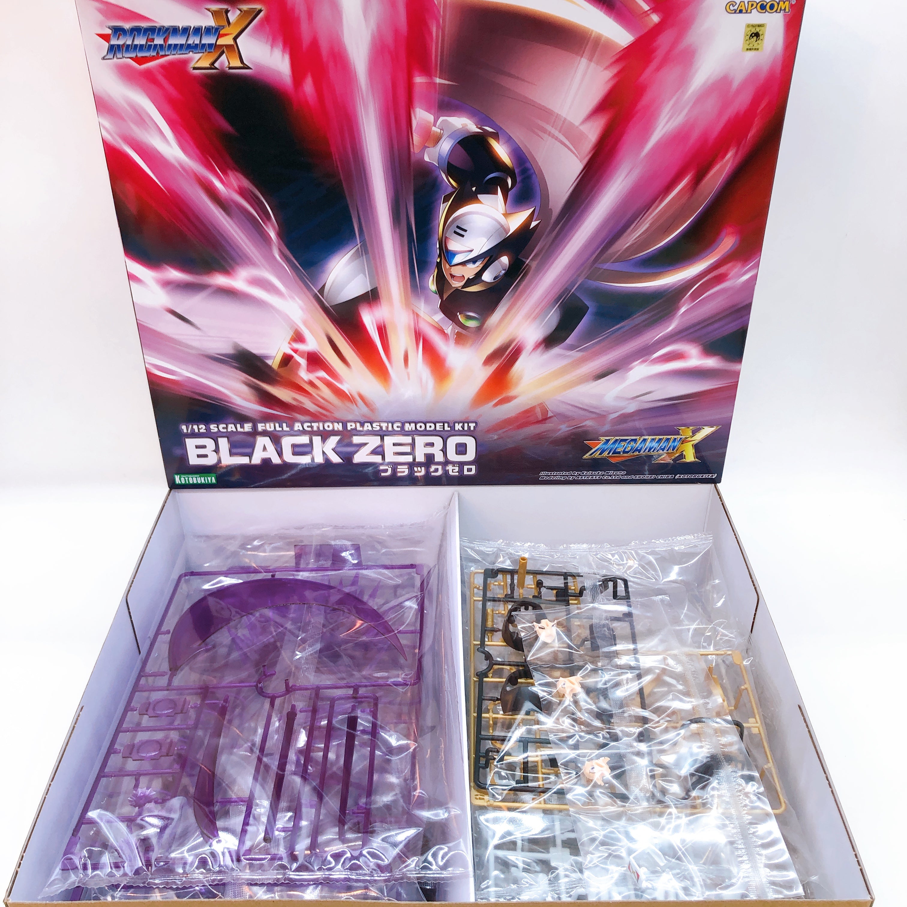 Rockman X Mega Man X BLACK ZERO 1/12 Scale Action Model Kit KOTOBUKIYA Japan NEW