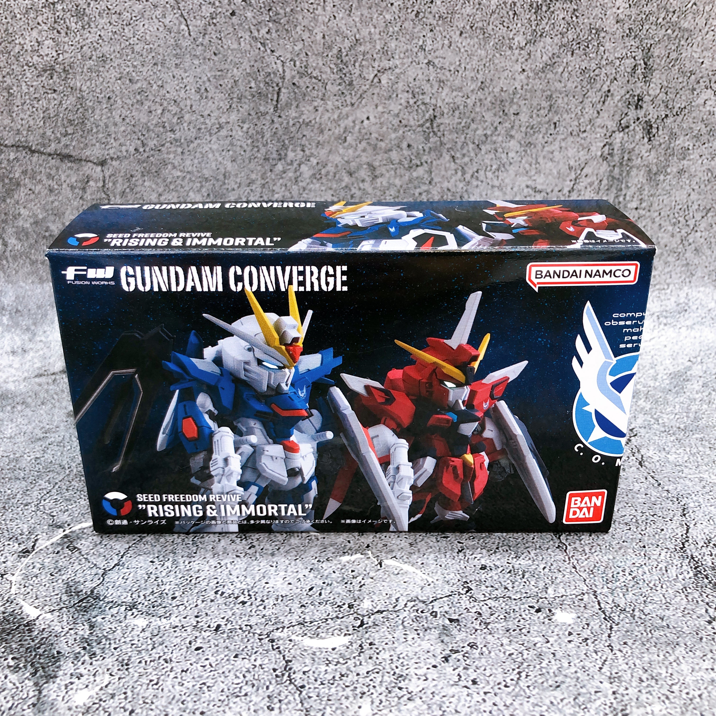 FW GUNDAM CONVERGE Seed Freedom Revive Rising & Immortal Premium Bandai Figure