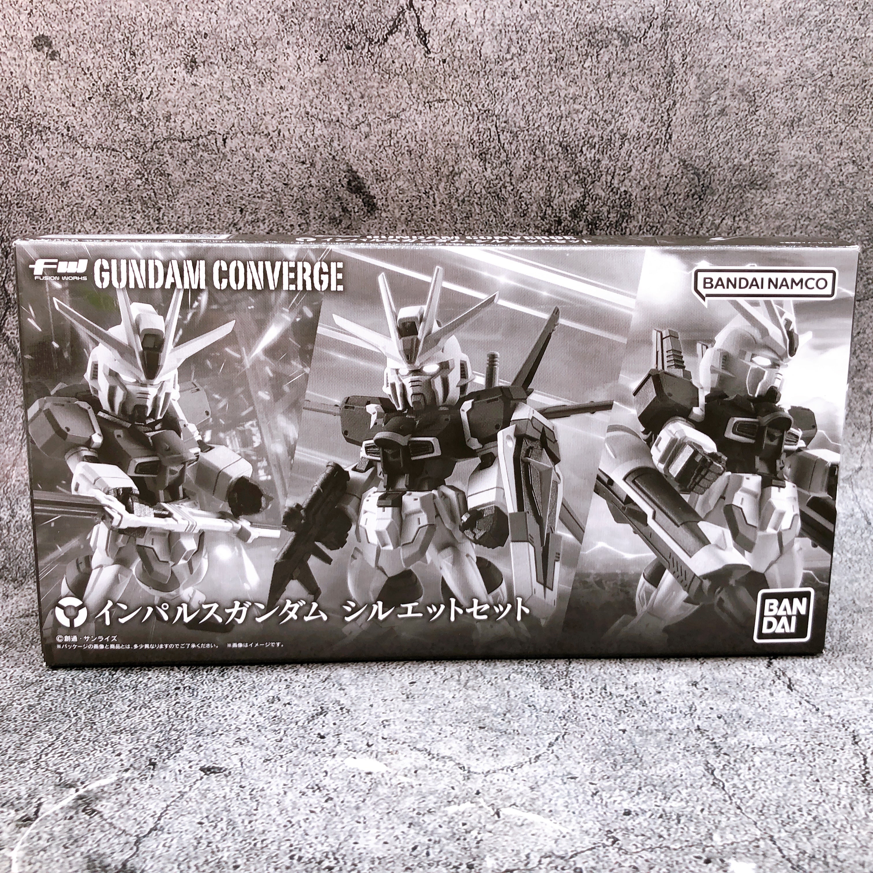 FW GUNDAM CONVERGE Impulse Gundam Silhouette Set Premium Bandai Figure NEW