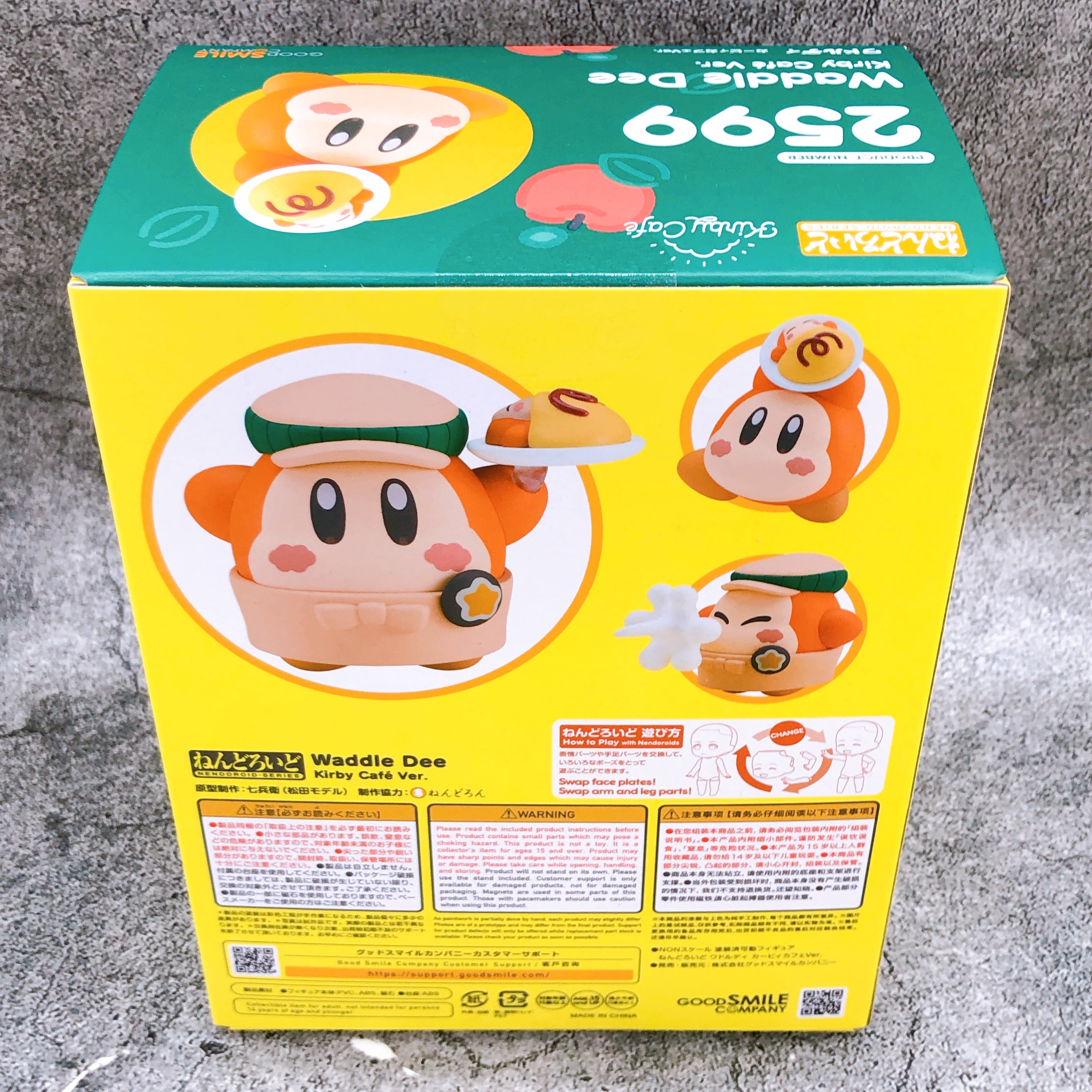 (w/Bonus) Waddle Dee Kirby Cafe ver. Nendoroid 2599 Good Smile Action Figure NEW
