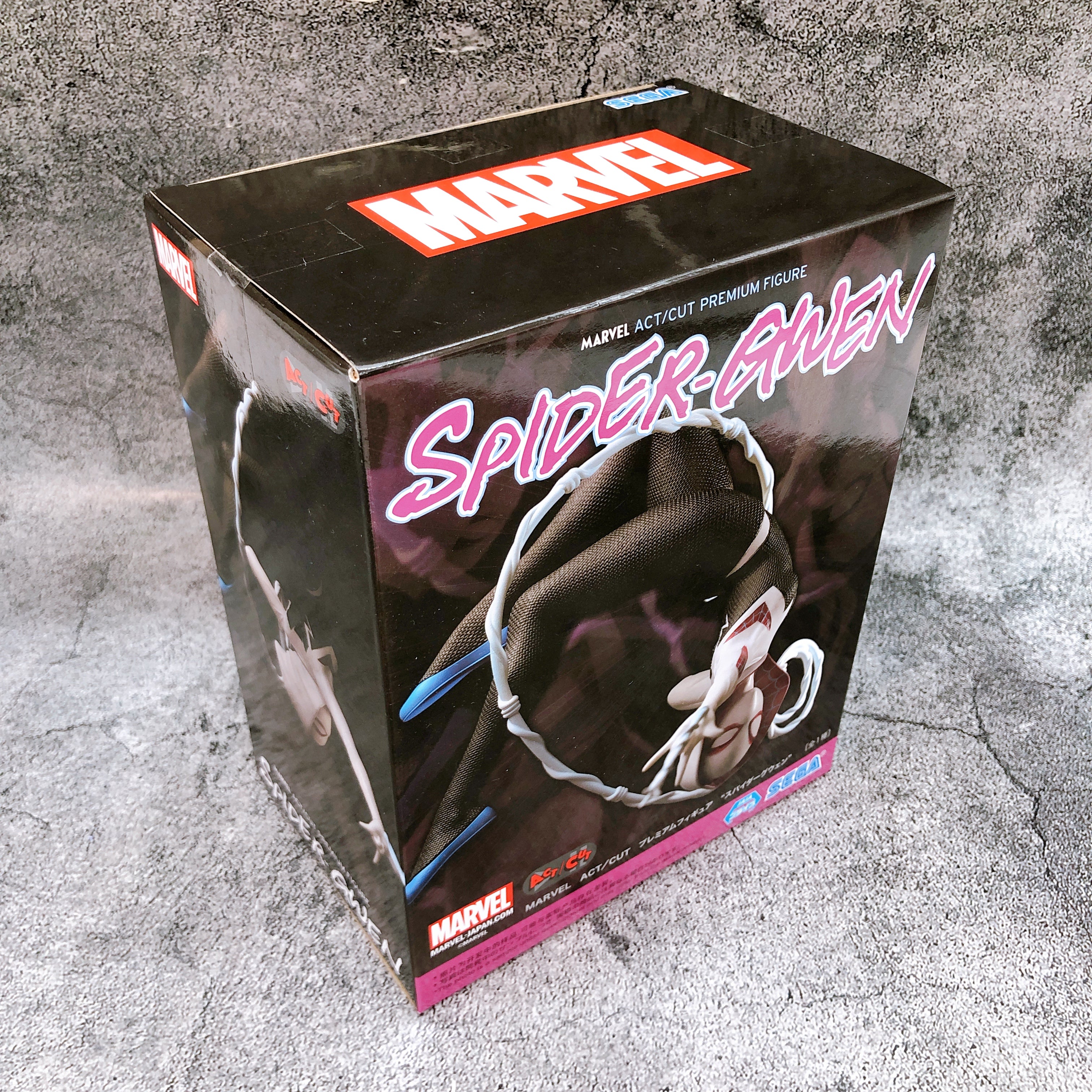 MARVEL Spider-Gwen ACT/CUT Premium Figure SEGA Japan AUTHENTIC FASTSHIP Sealed