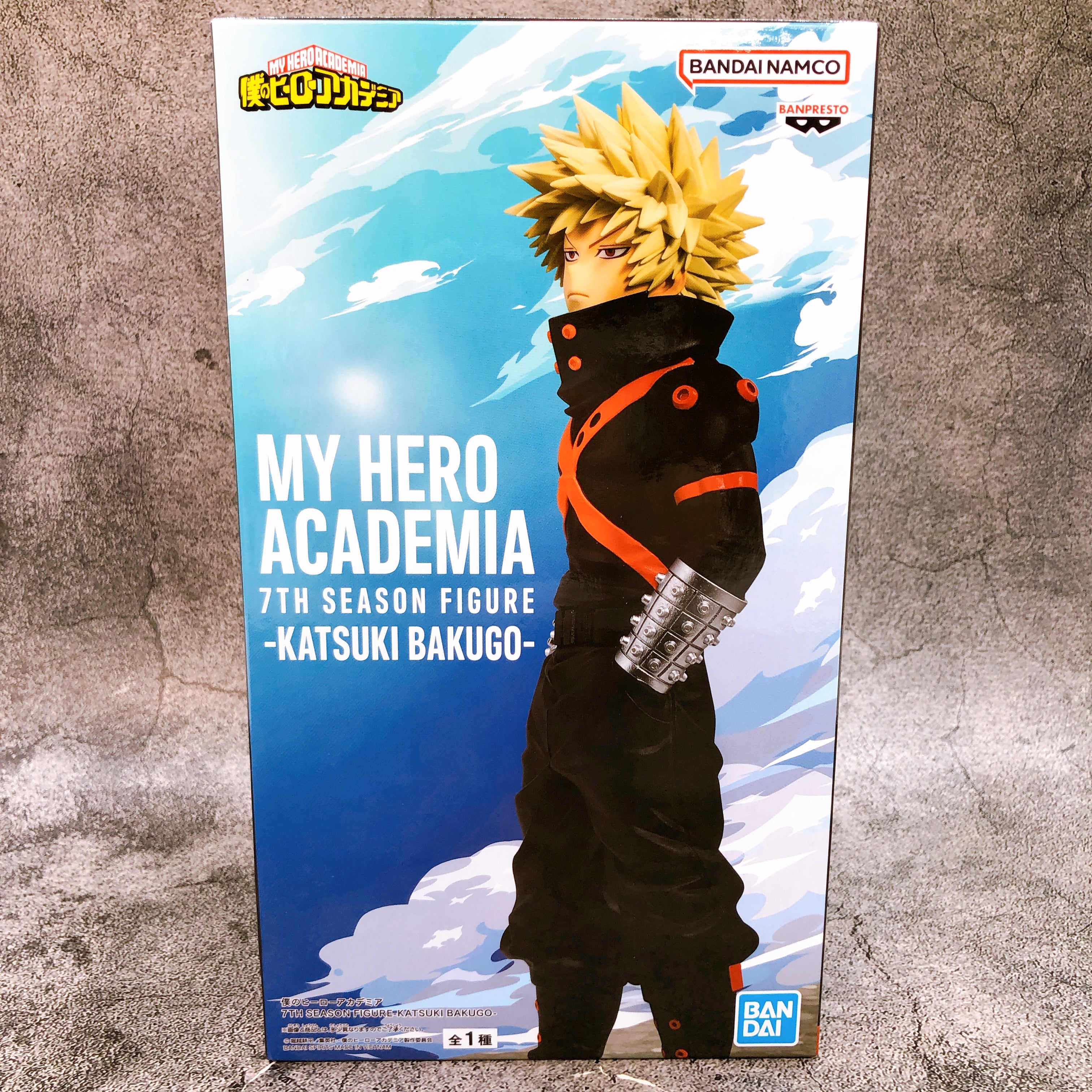 My Hero Academia Katsuki Bakugo 7TH SEASON FIGURE BANPRESTOJapan AUTHENTIC 15+