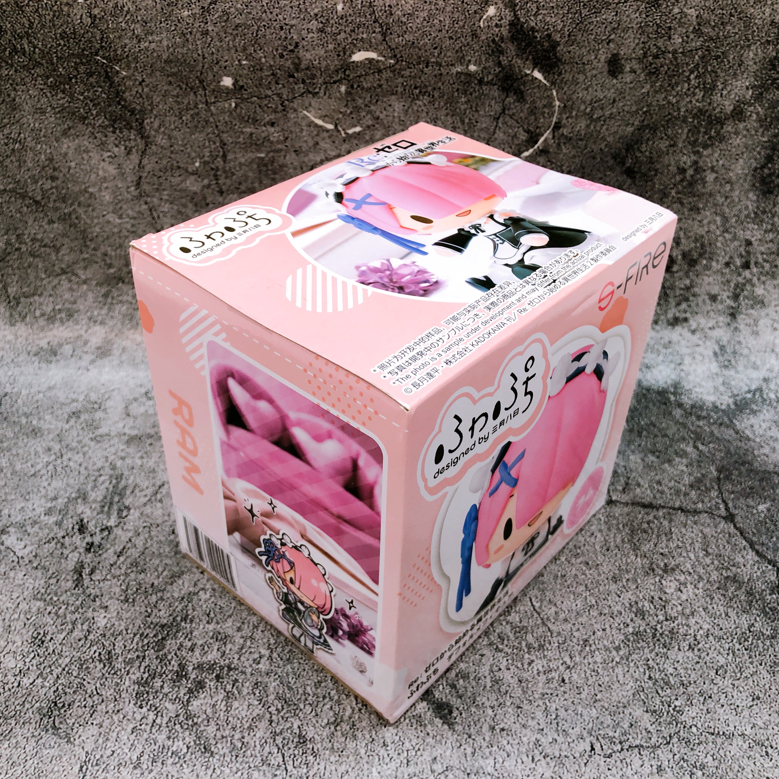 Re:Zero Ram Fuwapuchi Deformed Figure e-fire Sega Japan AUTHENTIC Sealed