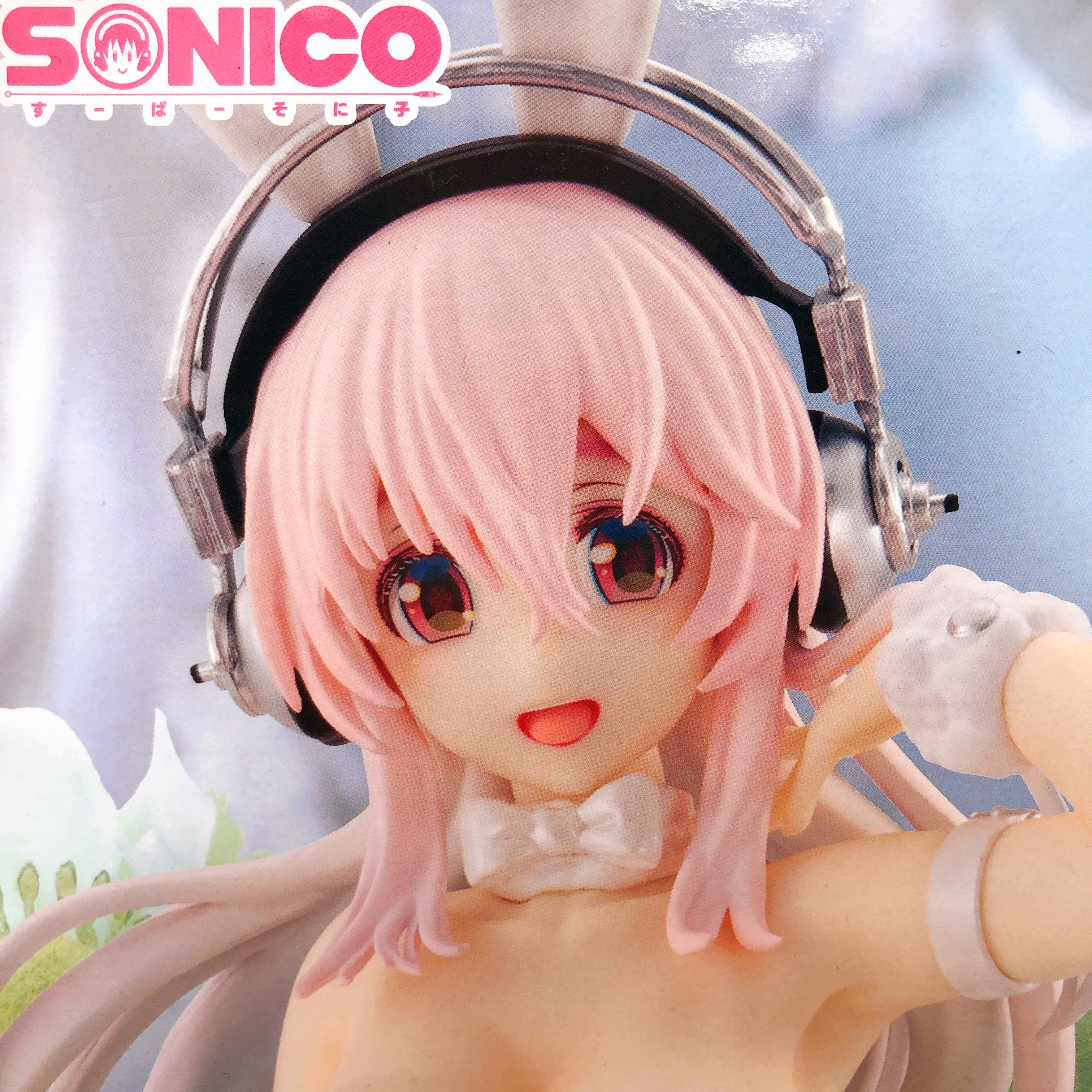 Super Sonico Pearl White ver. BiCute Bunnies Figure FuRyu Japan Sealed NEW