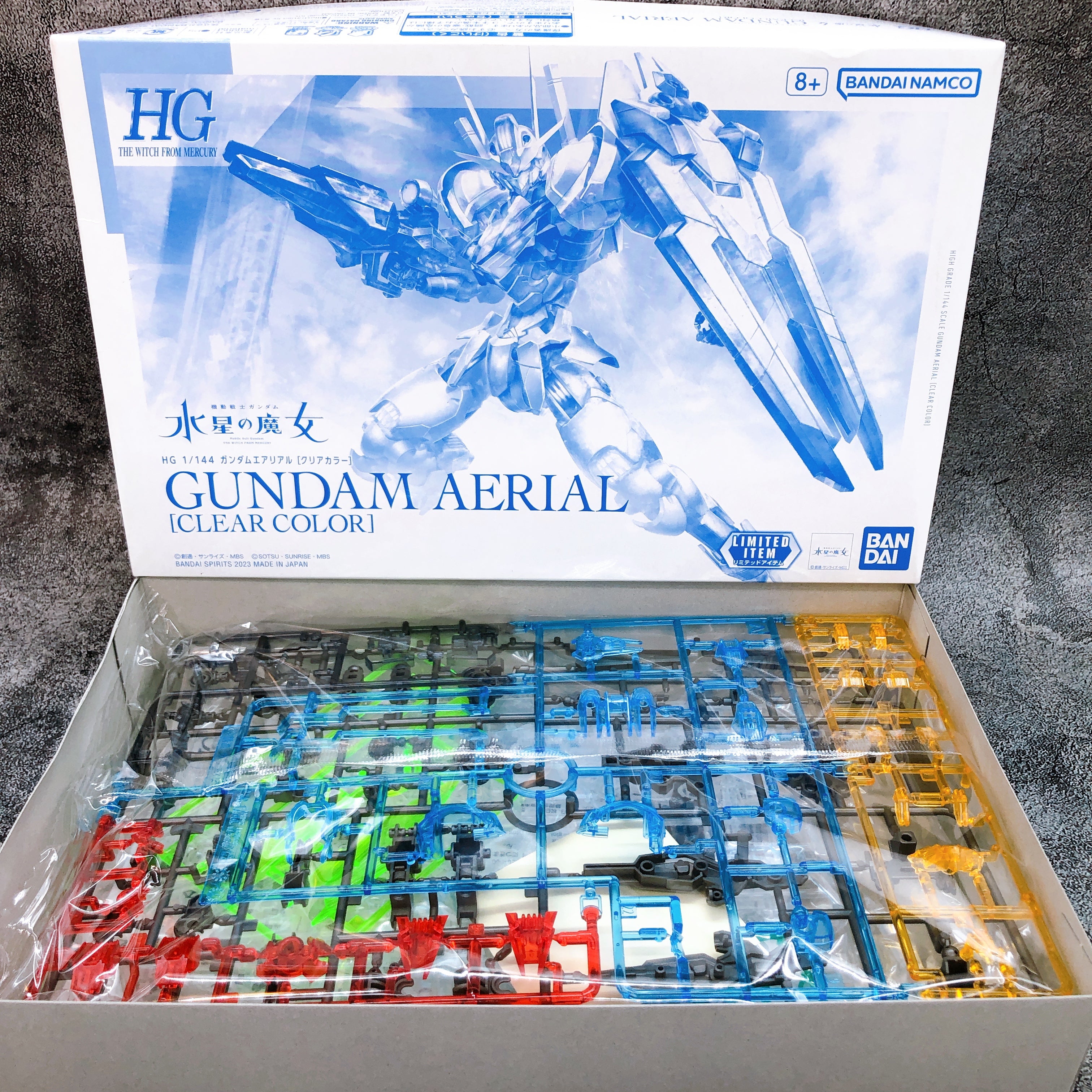 HG 1/144 Gundam Aerial Clear Color The Witch From Mercury Limited Kit Bandai NEW