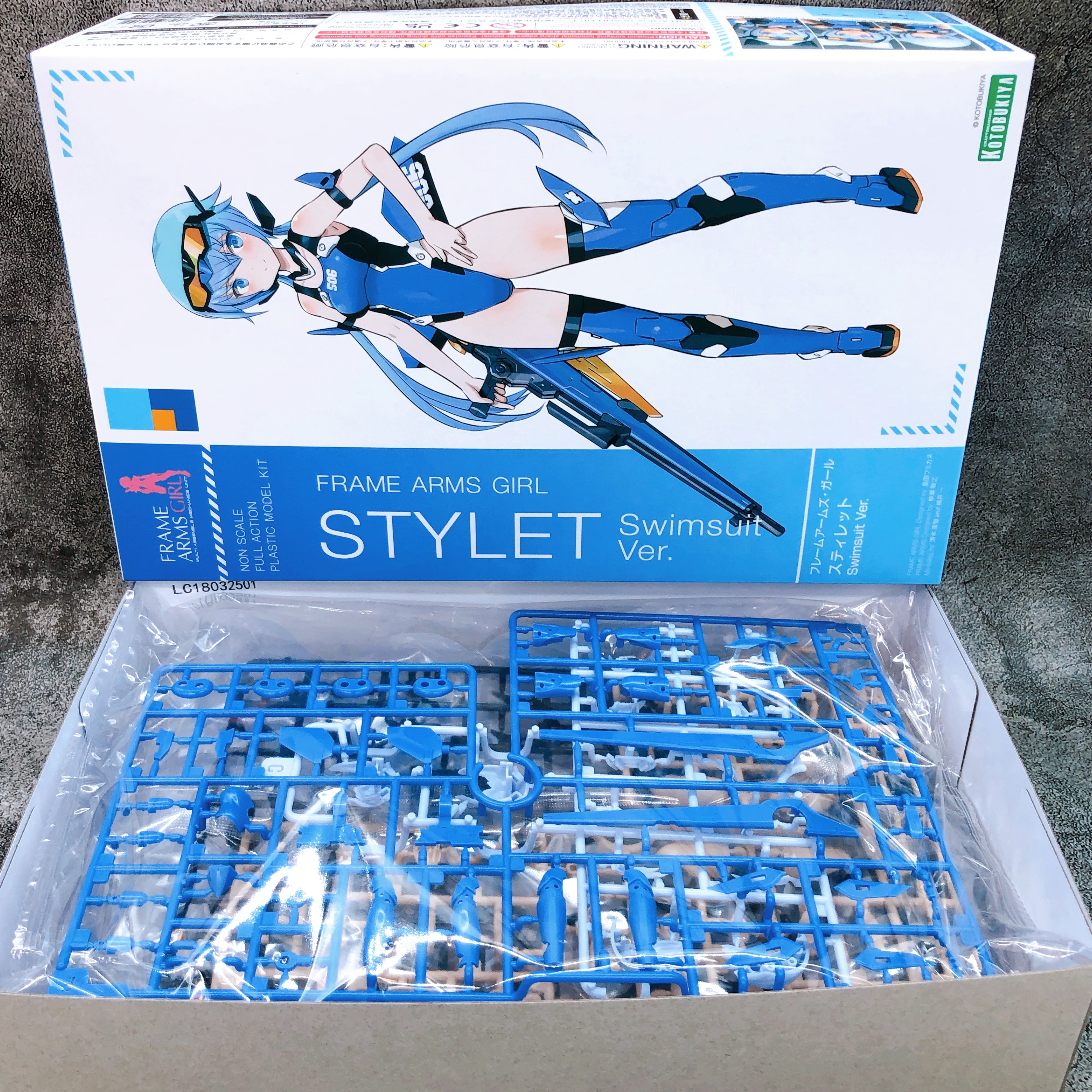 Frame Arms Girl Stylet Swimsuit Ver Non Scale Model Kit KOTOBUKIYA NEW FASTSHIP