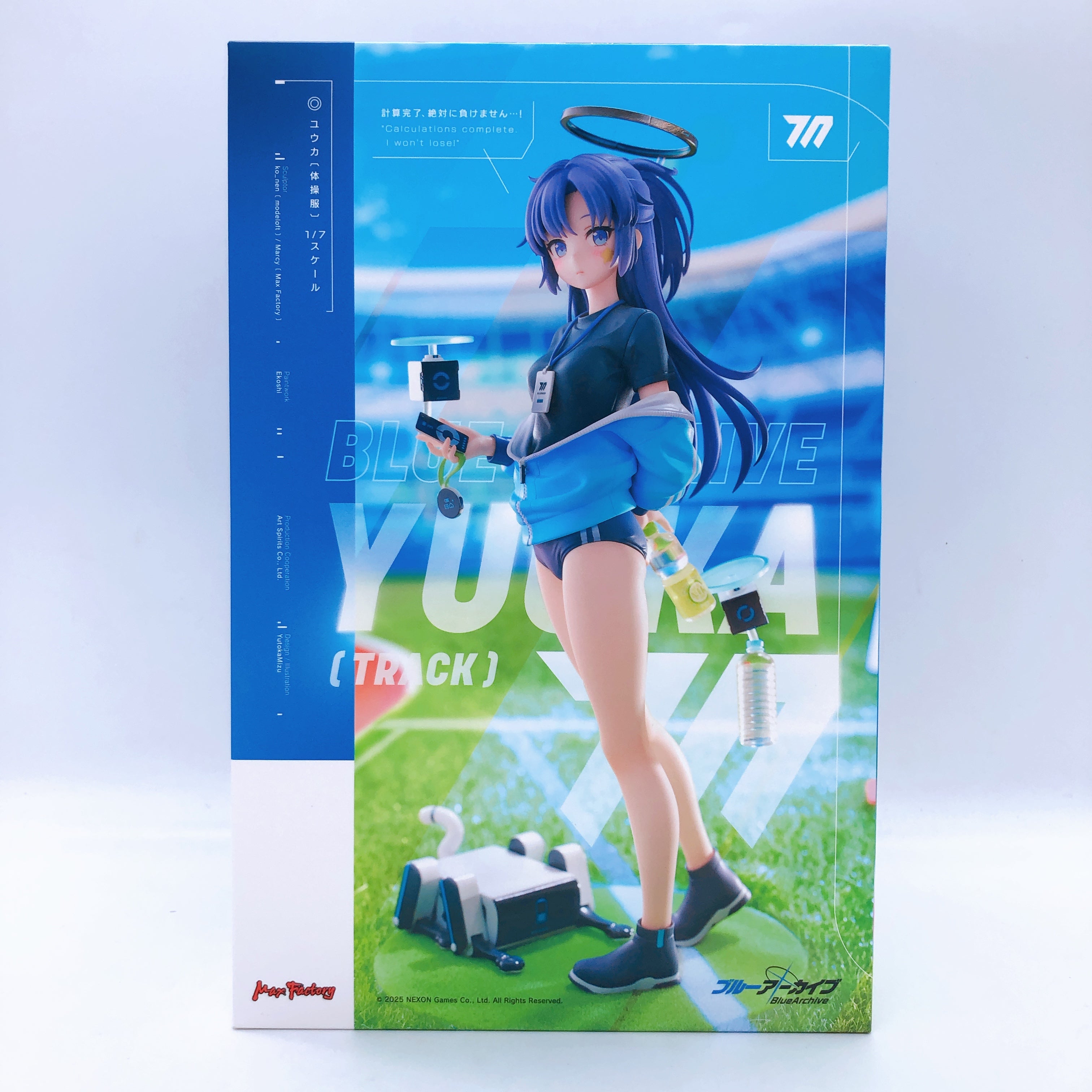 Blue Archive Yuuka Track 1/7 Scale Figure Max Factory Japan AUTHENTIC Yostar