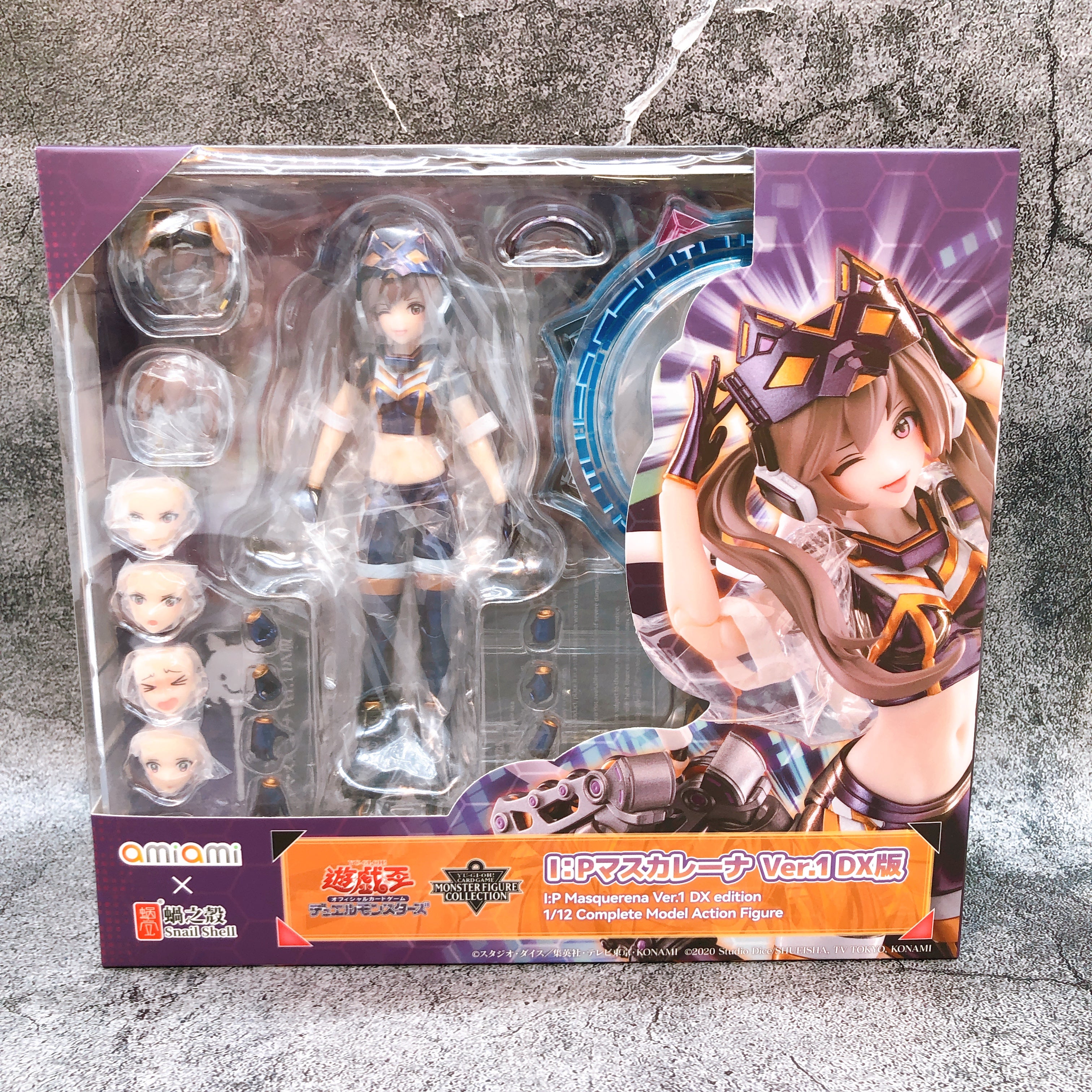 Yu-Gi-Oh! Amiami Snail Shell OCG I:P Masquerena Ver.1 Figure DX Edition 1/12 NEW