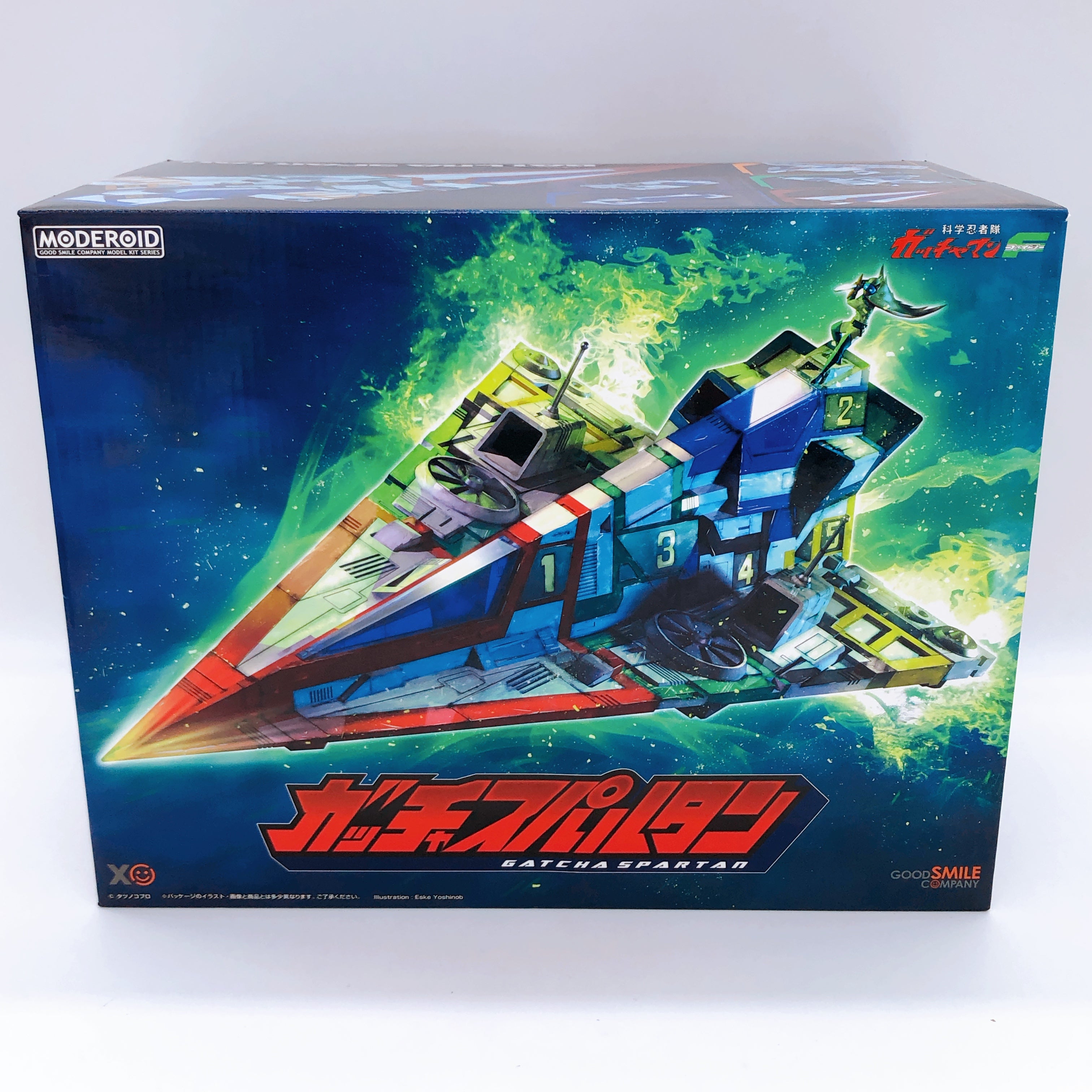 MODEROID Gatcha Spartan Science Ninja Team Gatchaman F Model Kit GSC Japan NEW