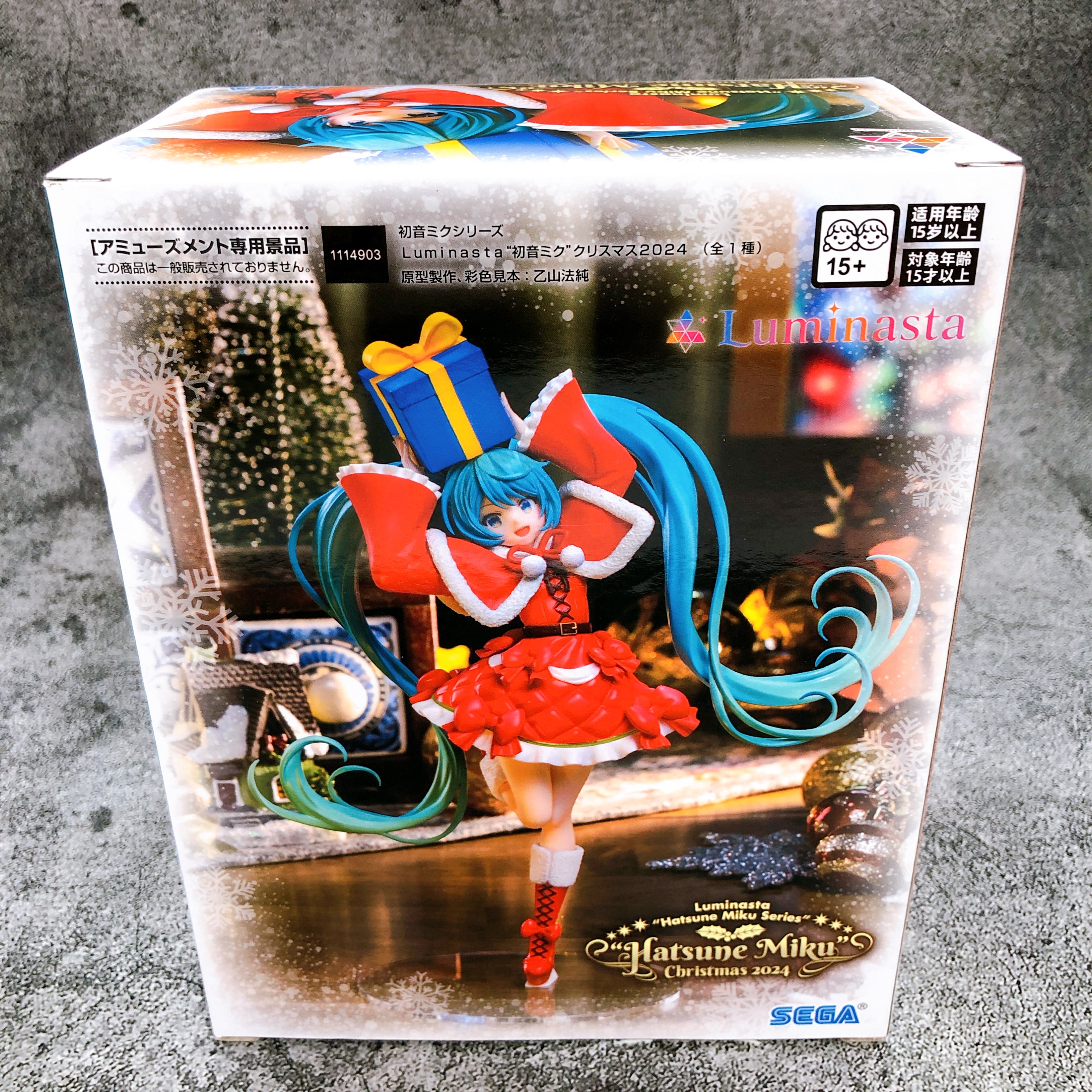 Hatsune Miku Christmas 2024 Luminasta Figure SEGA Japan Sealed FASTSHIP
