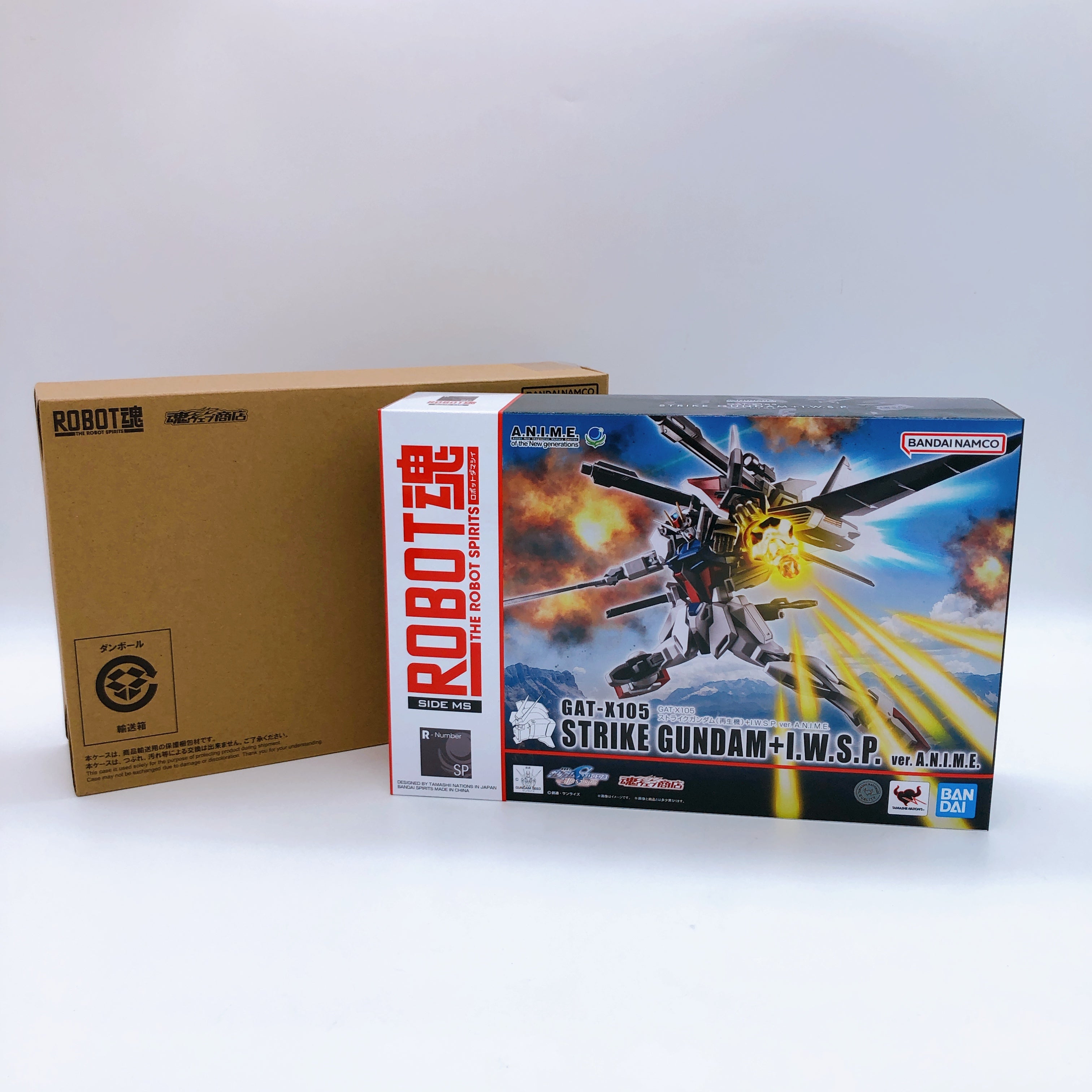 Robot Spirits SIDE MS GAT-X105 Strike Gundam & I.W.S.P. ver. A.N.I.M.E. Figure