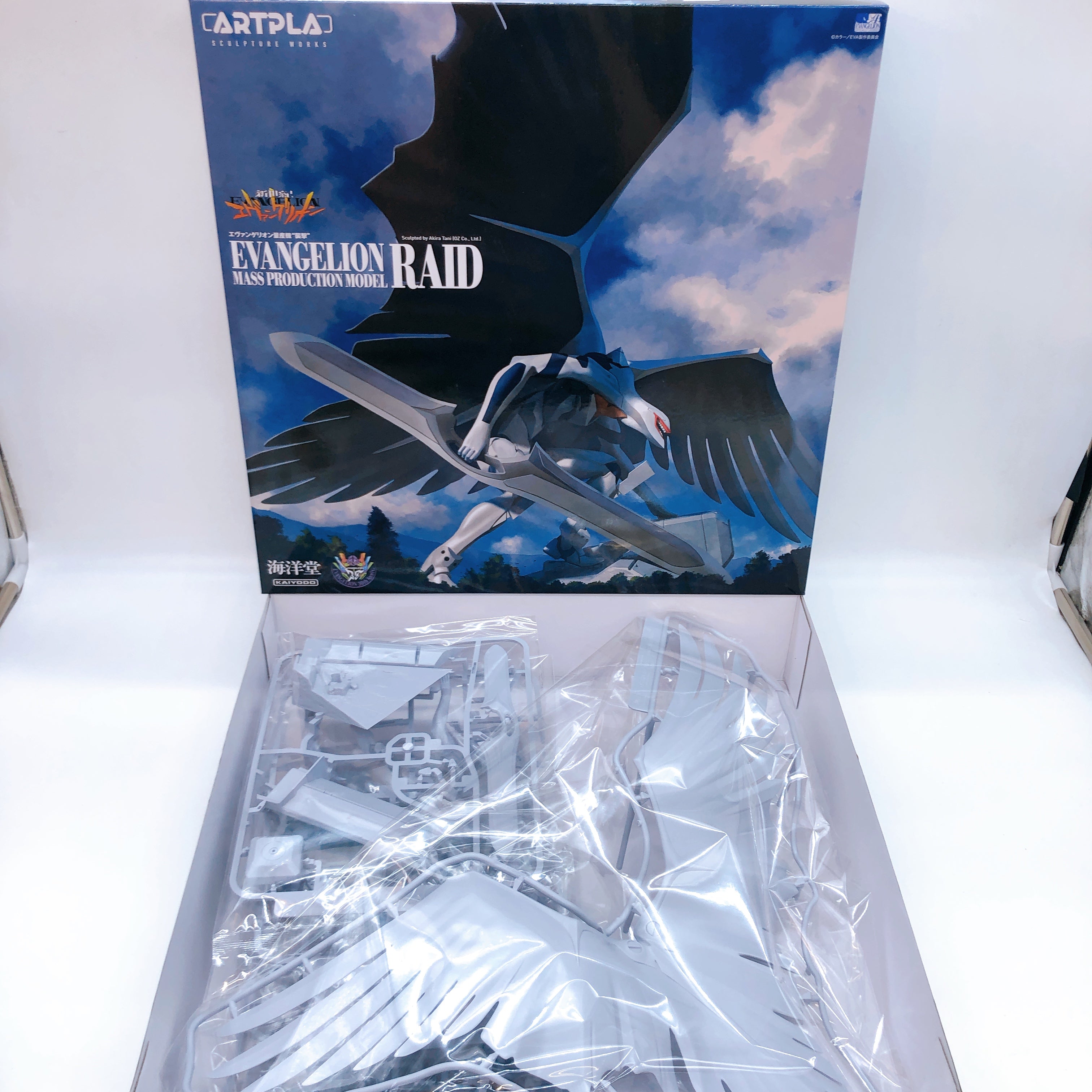 Kaiyodo Artpla Evangelion Mass Production Model RAID Plastic Model Kit Japan NEW