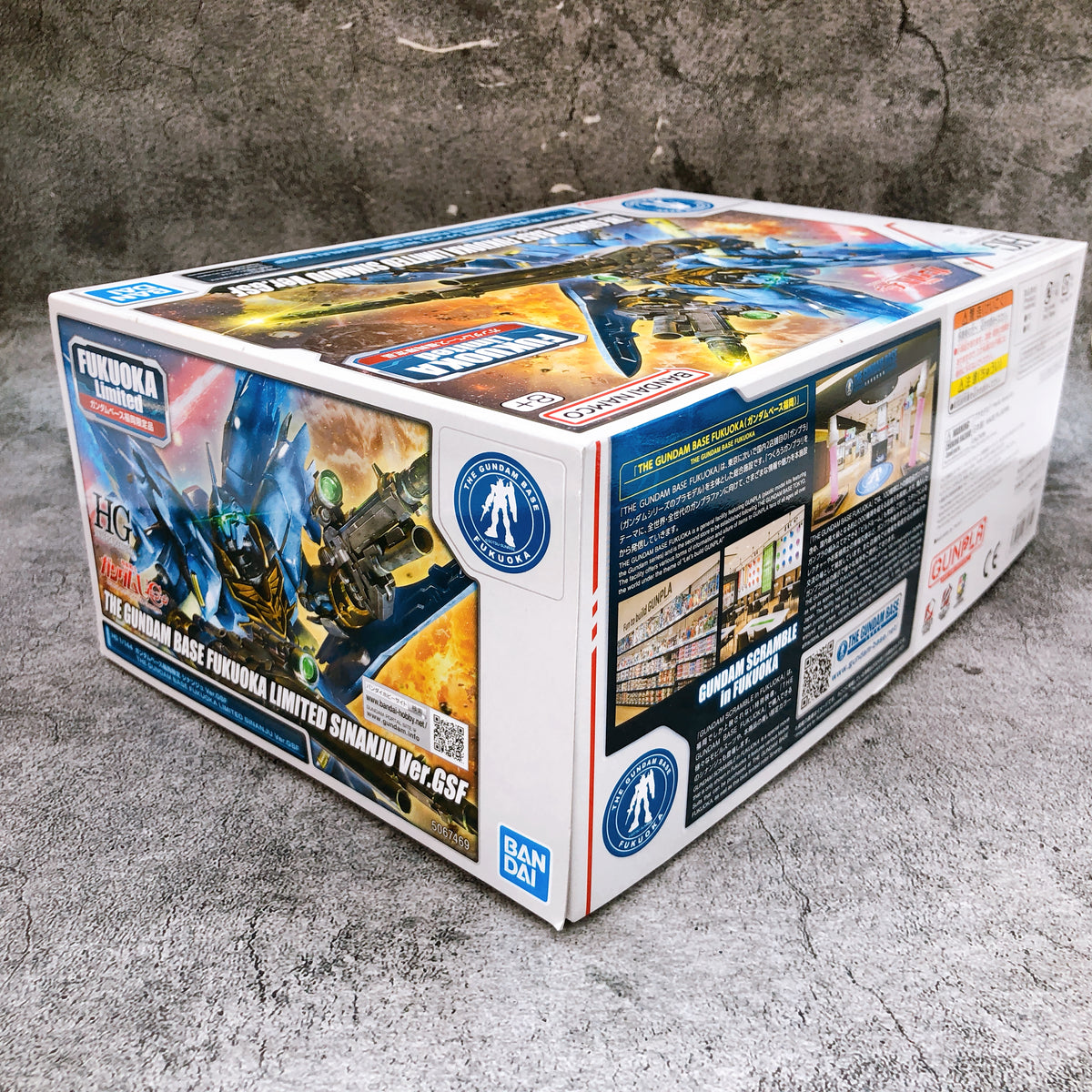 HG 1/144 Sinanju Ver.GSF Gundam Base Fukuoka Limited Model Kit Bandai Japan NEW