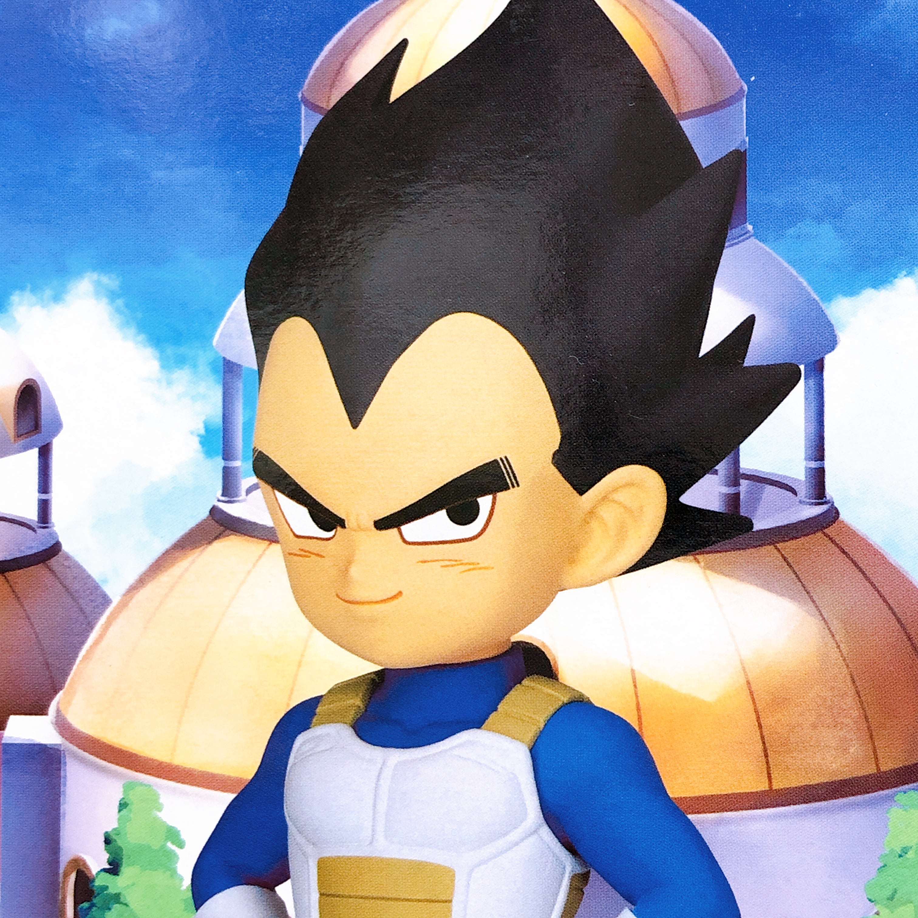 Dragon Ball DAIMA Vegeta Mini Figure w/ Panel BANPRESTO Japan Sealed NEW