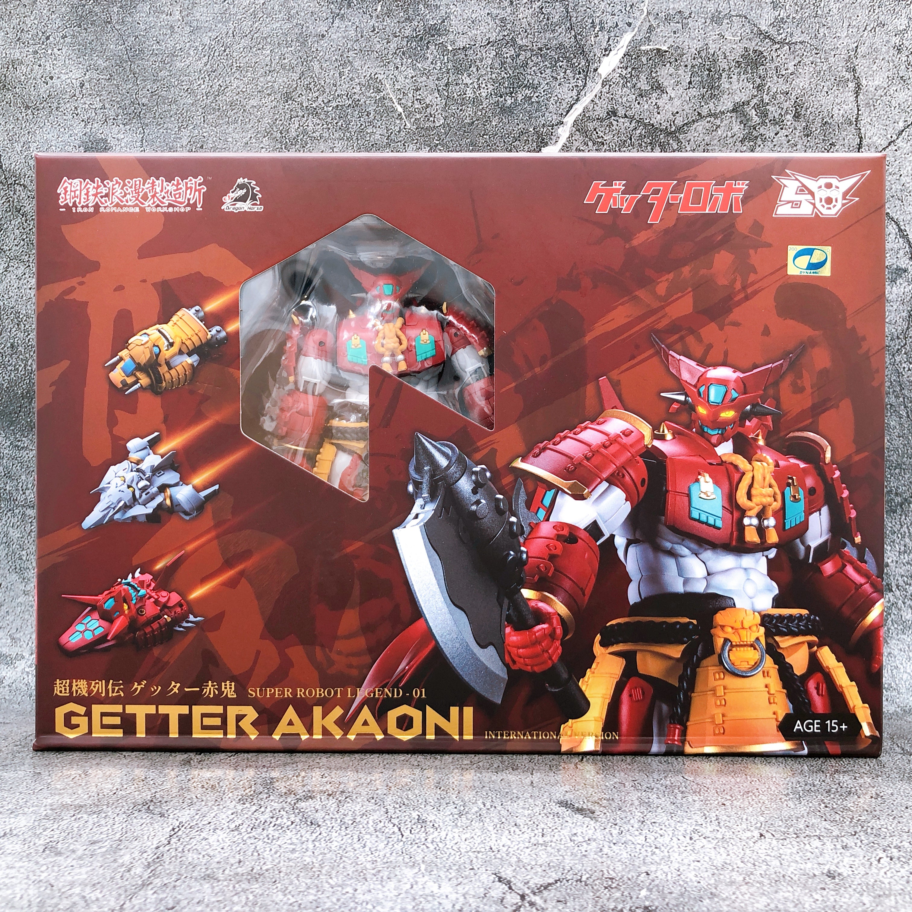 Super Robot Legend Getter Robo Getter Akaoni IRON ROMANCE WORK SHOP Japan NEW