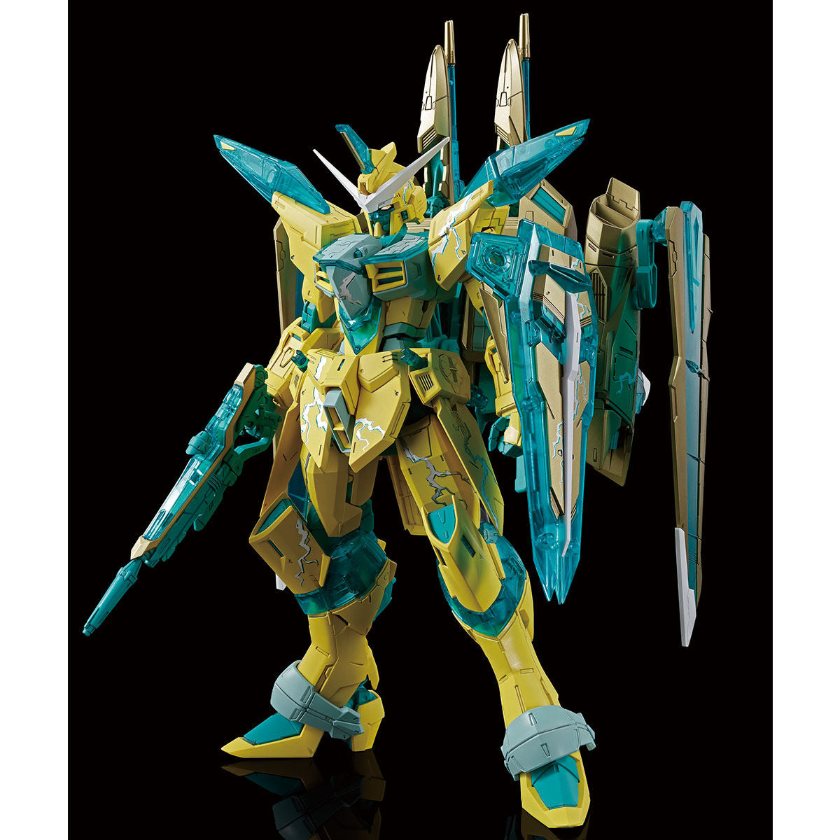 MG 1/100 Justice Gundam Cross Contrast Color Clear Green Limited Kit Bandai NEW