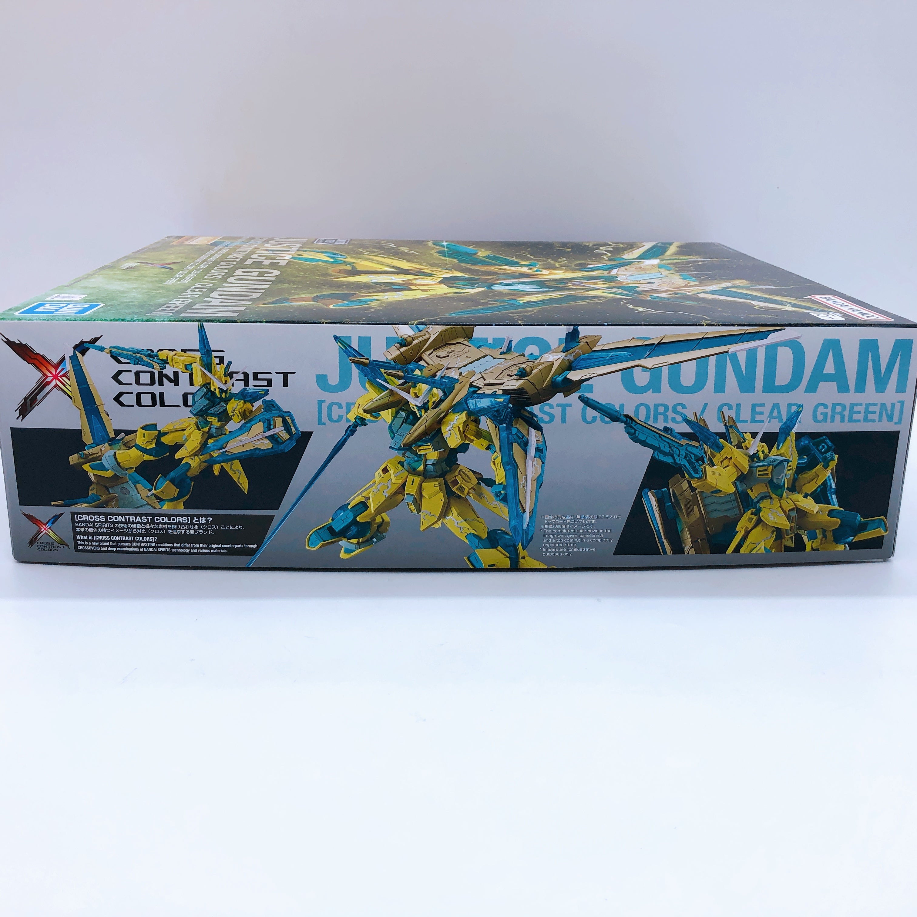 MG 1/100 Justice Gundam Cross Contrast Color Clear Green Limited Kit Bandai NEW