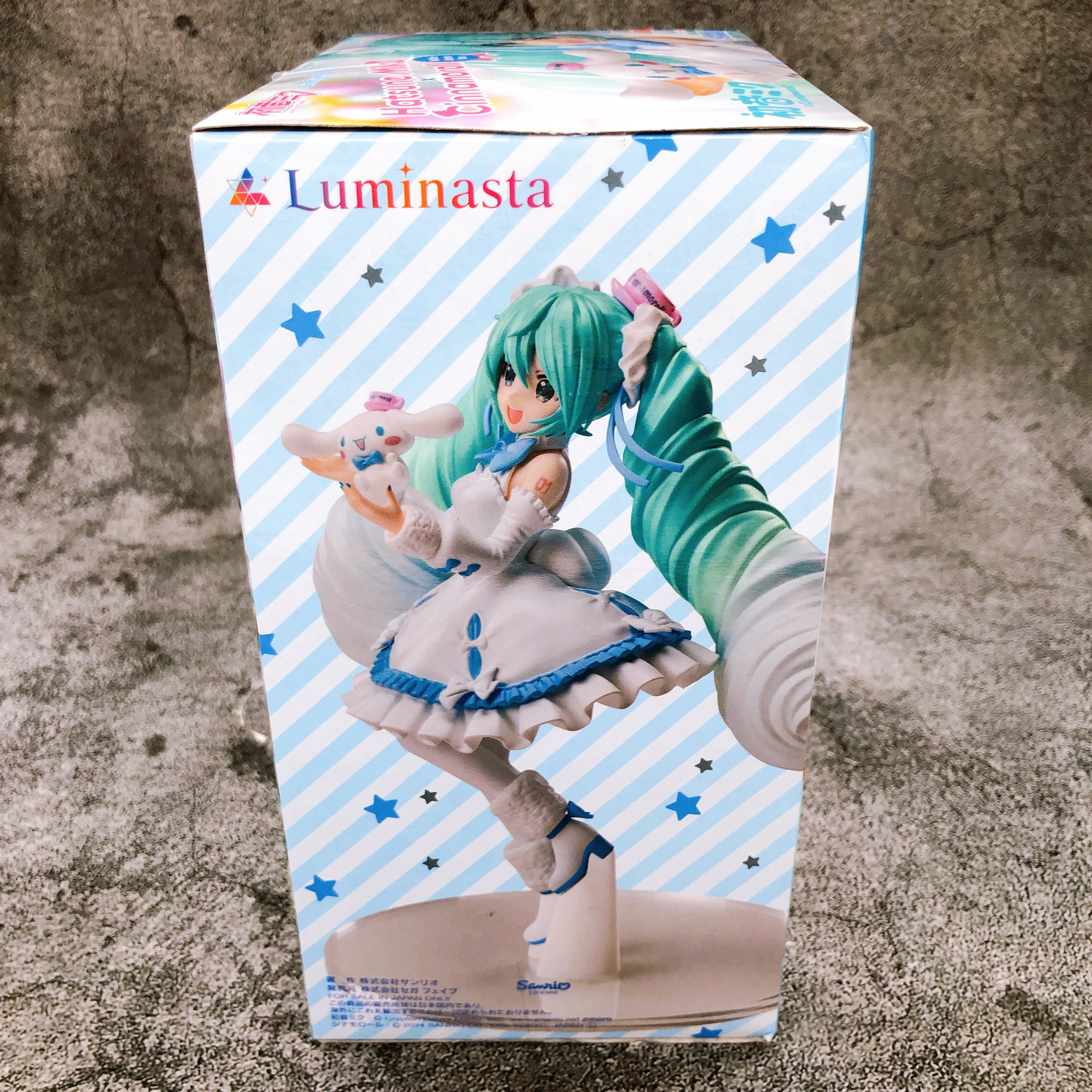 Hatsune Miku x Cinnamoroll White Dress ver. Figure Luminasta SEGA Japan Sealed