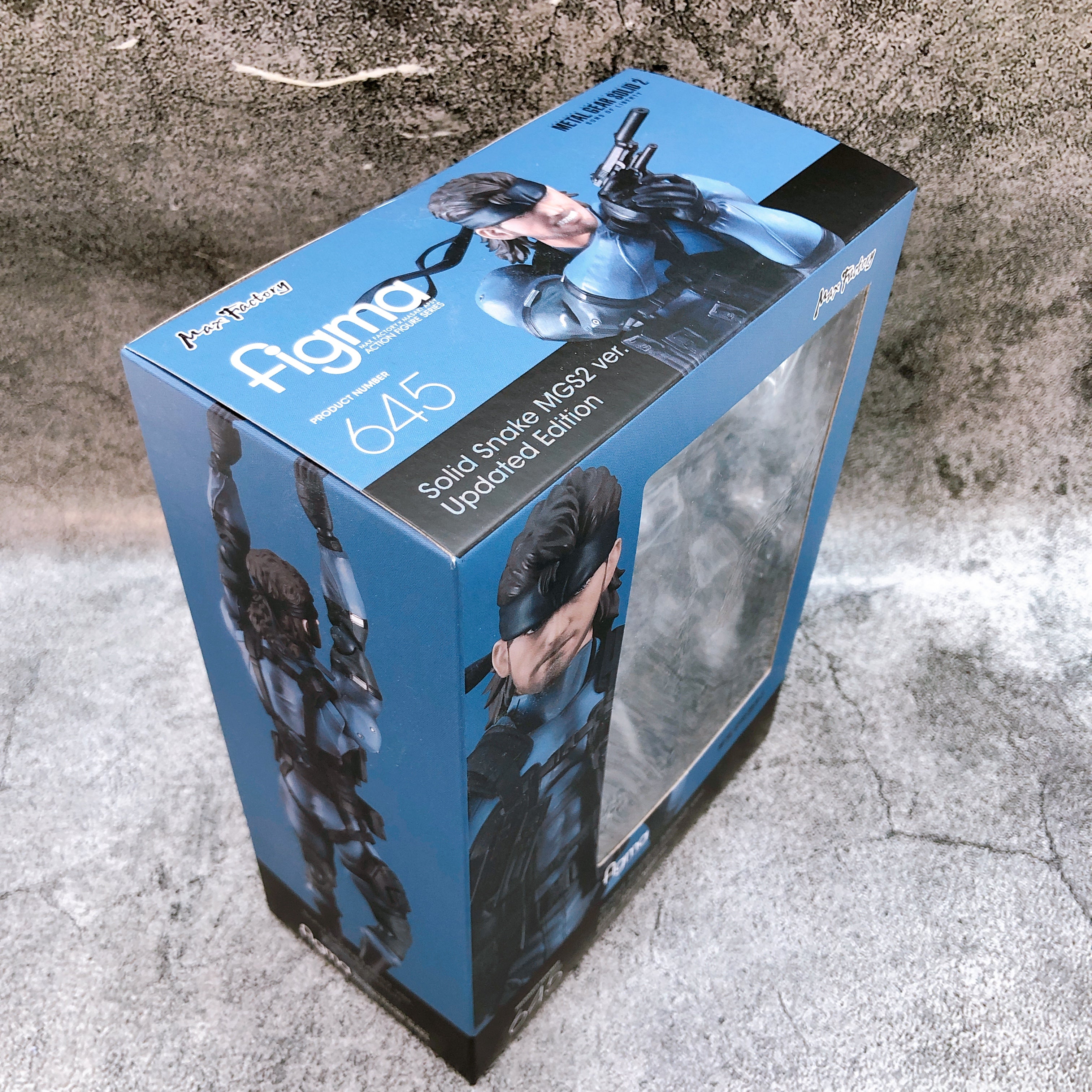 Metal Gear Solid Snake MGS2 ver. Updated Edition figma 645 Action Figure Sealed